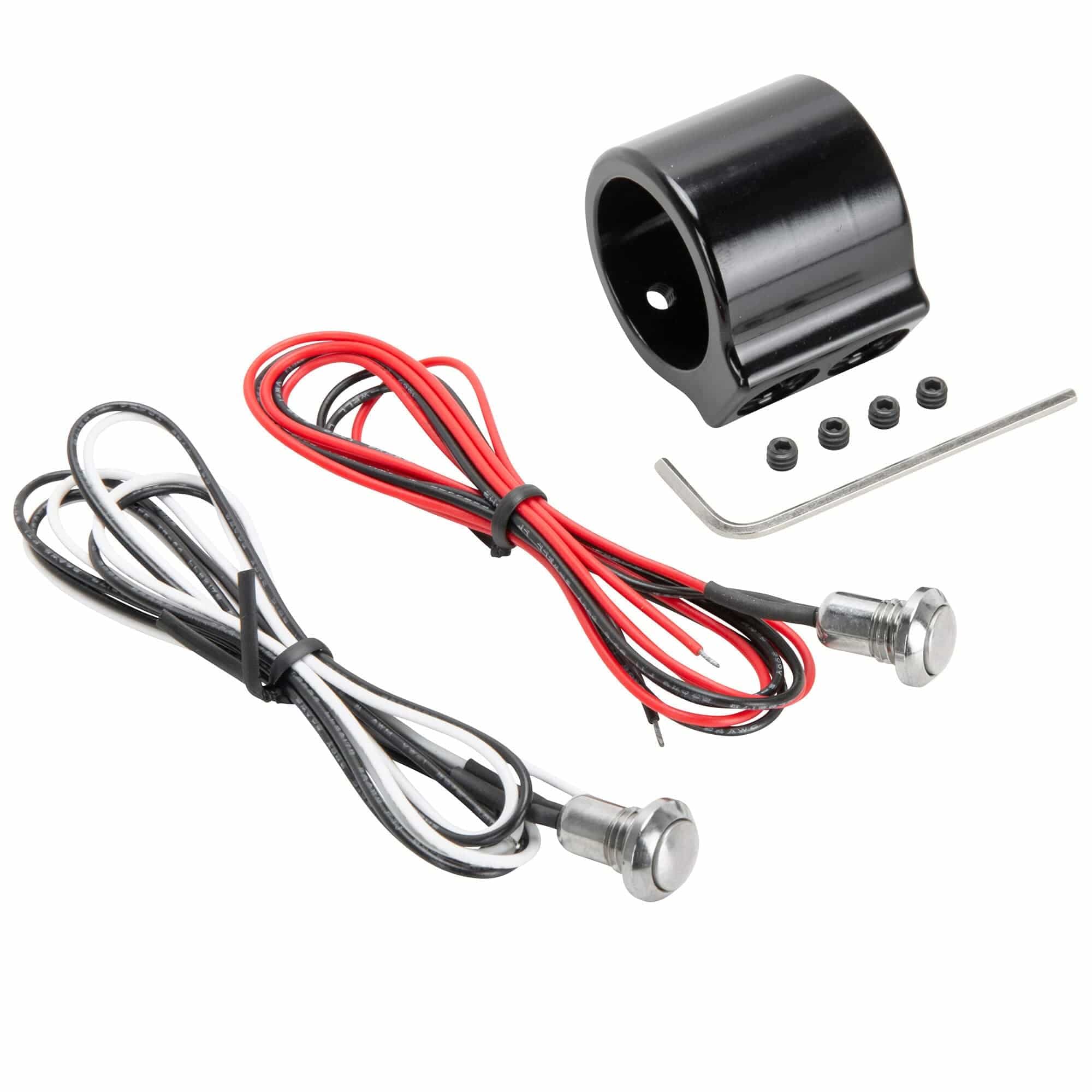 Prime 1 inch Handlebar Switch Kit - Dual Mini Switch - Black - Image 4