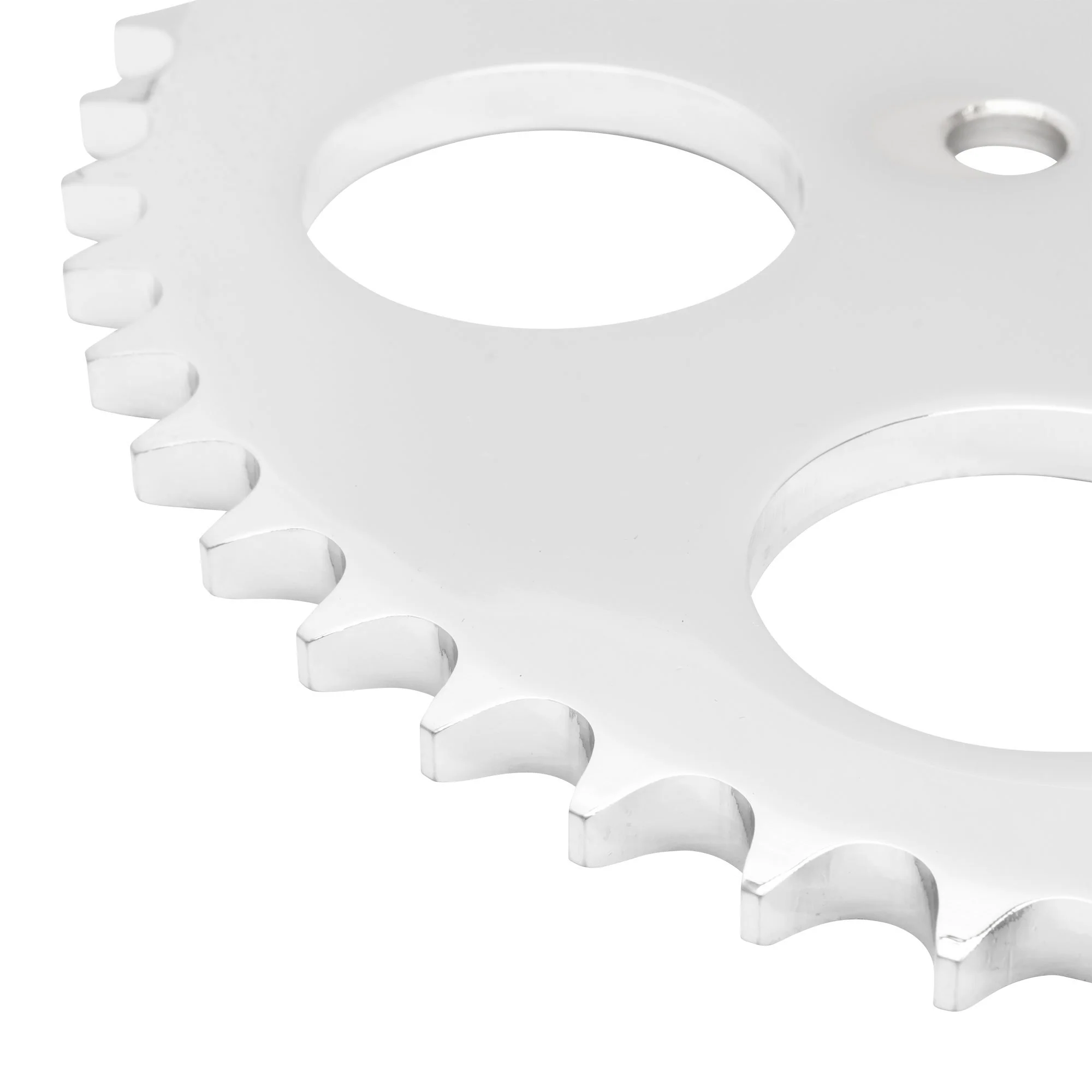Replacement Chain Conversion Sprocket - Chrome - 52 Tooth - Harley-Davidson Sportster 2000-Up Dyna 2006-Up - Image 3