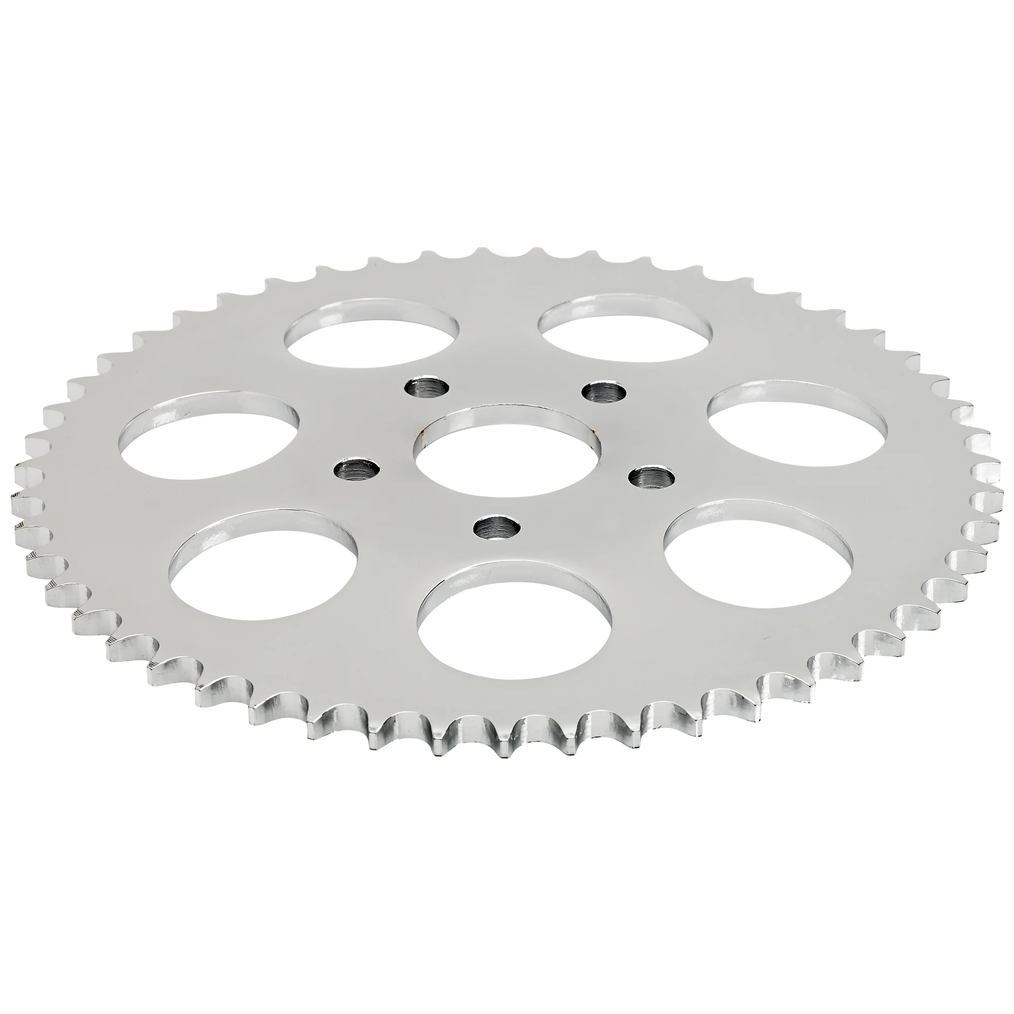 Replacement Dished Sprocket - Chrome - 48 Tooth - 1973-1985 Harley-Davidson Big Twin 1979-81 XL OEM #41470-73 - Image 3