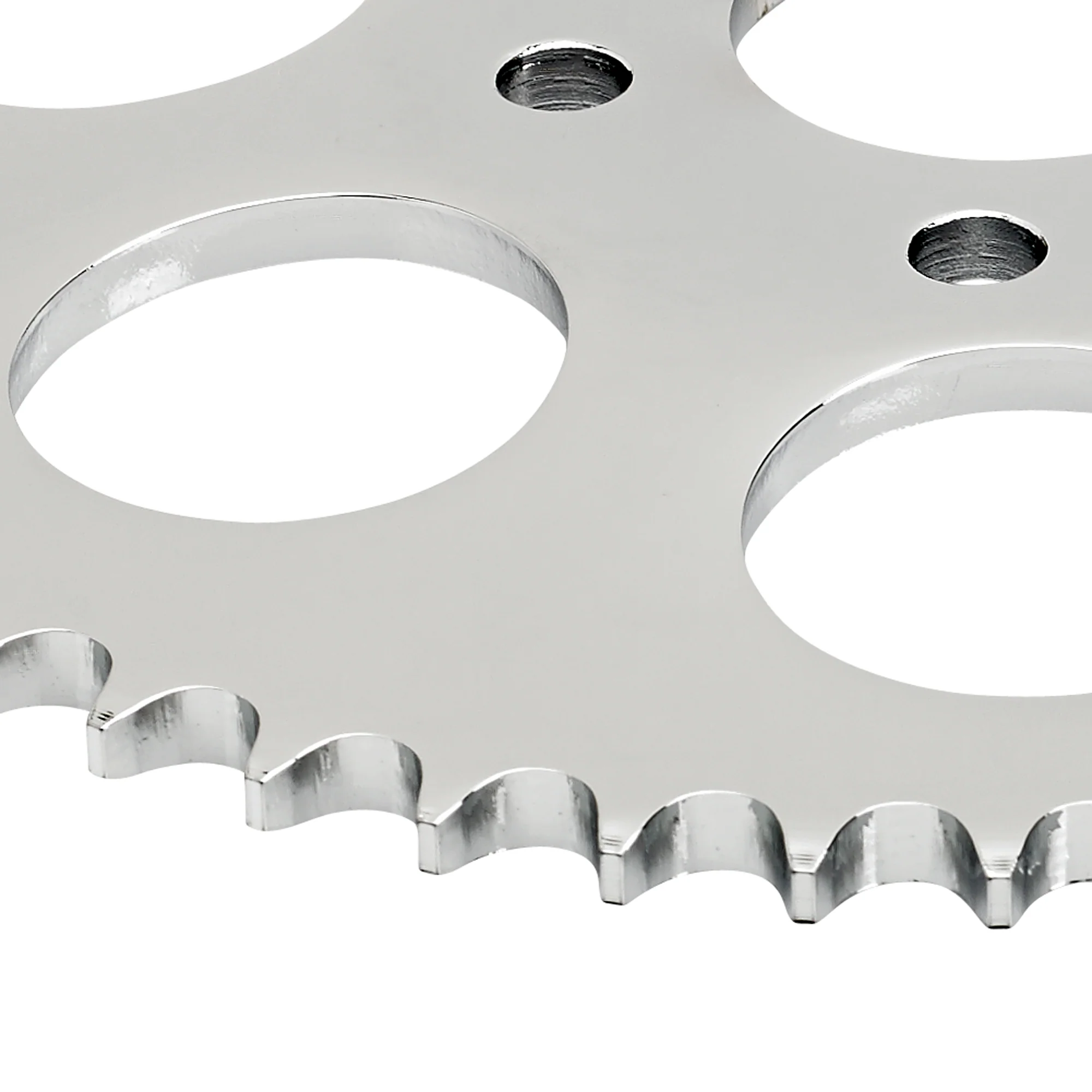 Replacement Dished Sprocket - Chrome - 48 Tooth - 1973-1985 Harley-Davidson Big Twin 1979-81 XL OEM #41470-73 - Image 4