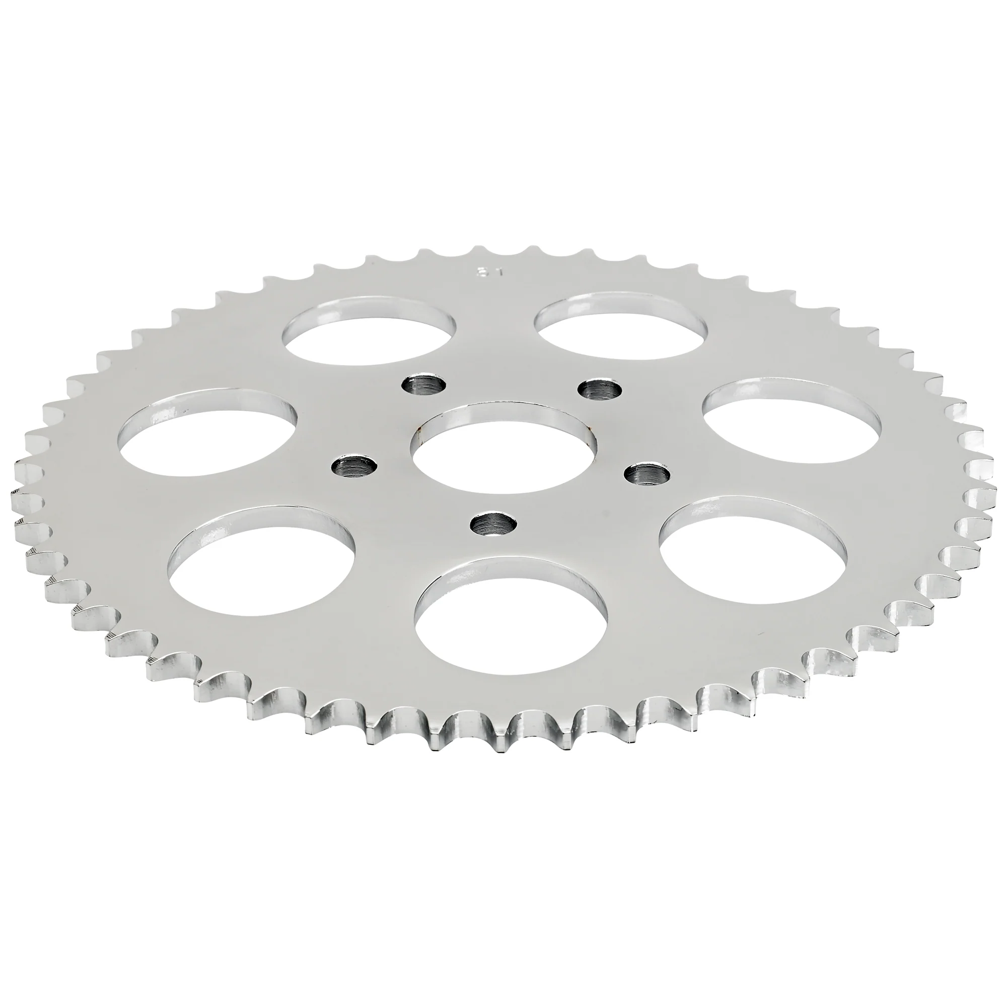 Replacement Dished Sprocket - Chrome - 51 Tooth - 1973-84 Harley-Davidson Big Twin 1979-81 XL OEM #41470-73 - Image 3
