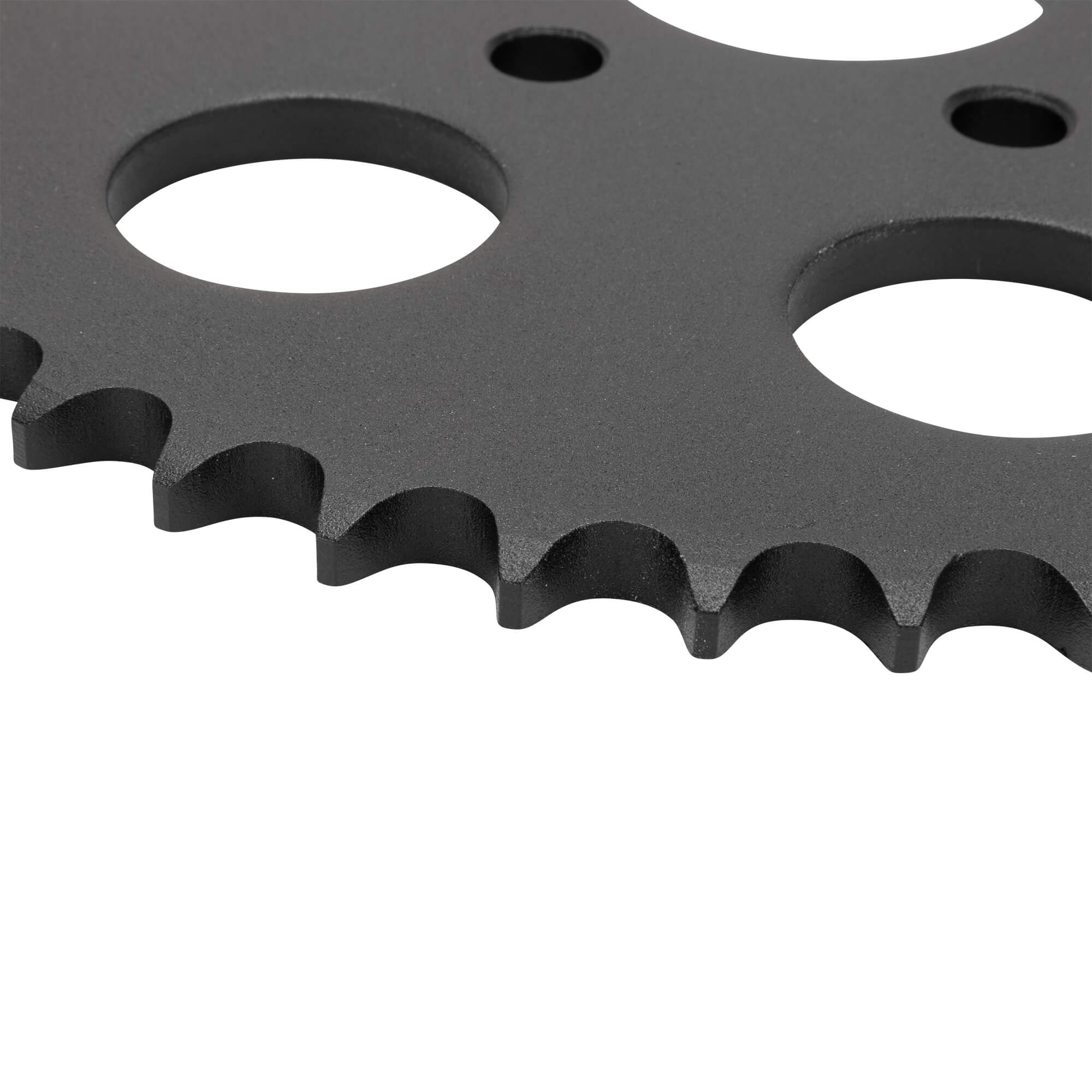 Replacement Flat Sprocket - Black - 48 Tooth - 1982-1992 Harley-Davidson Sportster OEM #41470-86T - Image 4