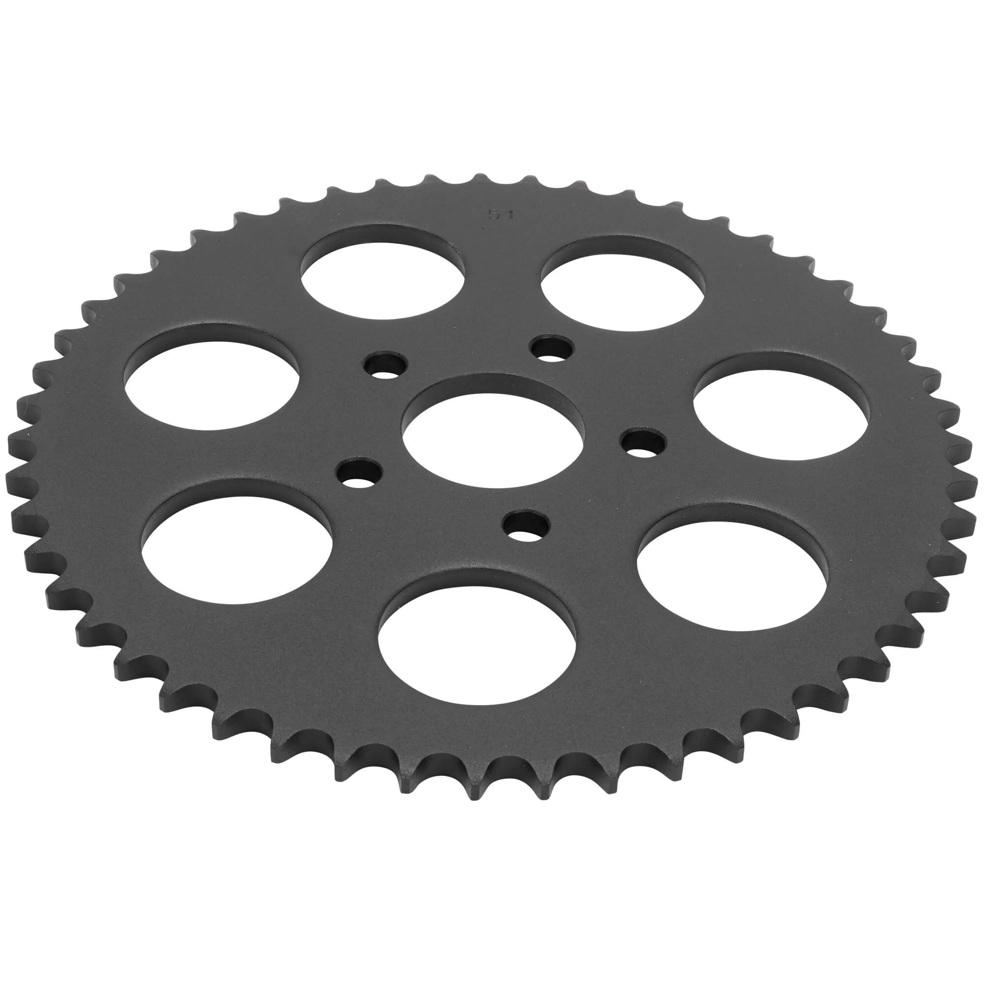 Replacement Flat Sprocket - Black - 51 Tooth - 1982-1992 Harley-Davidson Sportster OEM #41464-86 - Image 3