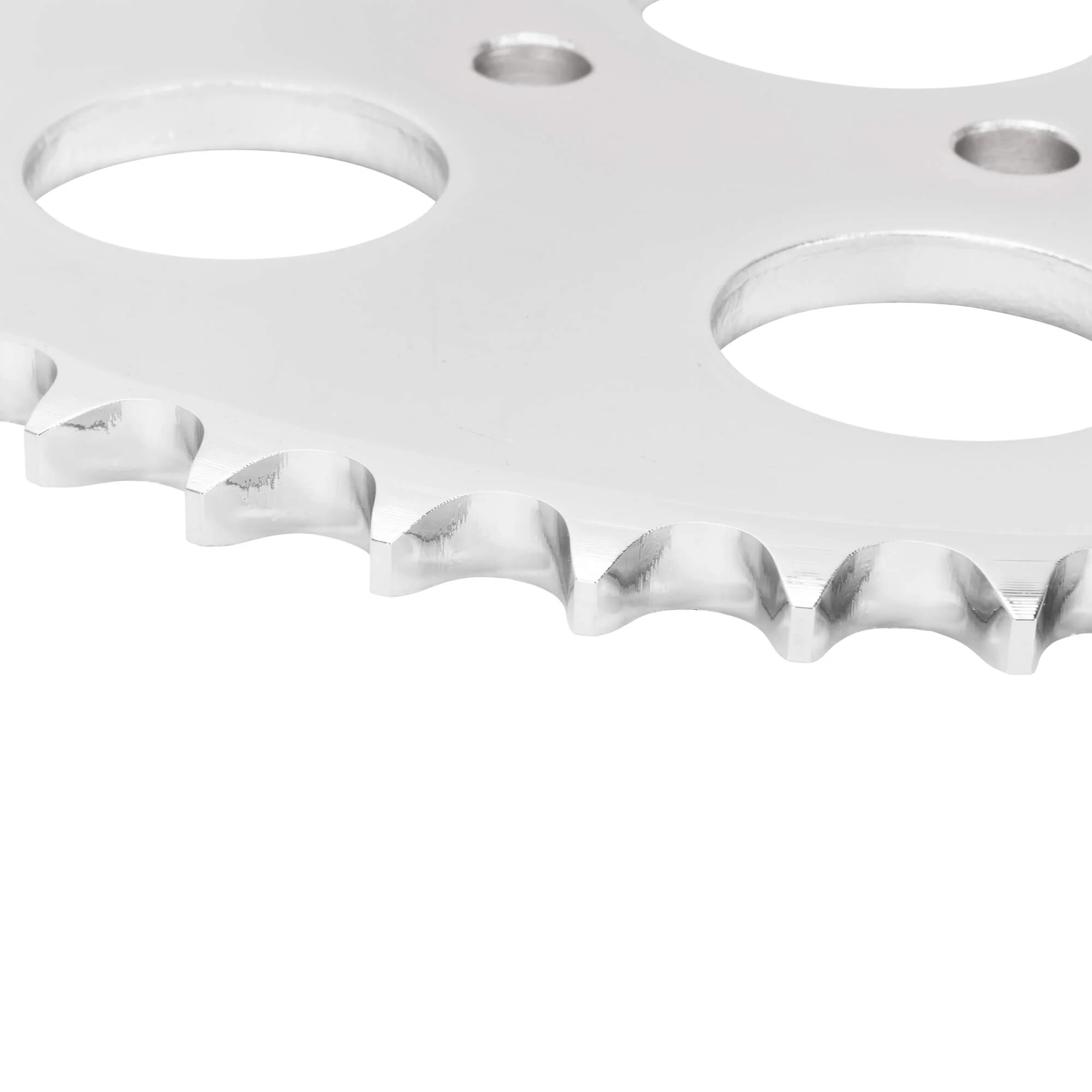 Replacement Flat Sprocket - Chrome - 48 Tooth - 1982-1992 Harley-Davidson Sportster OEM #41470-86T - Image 4
