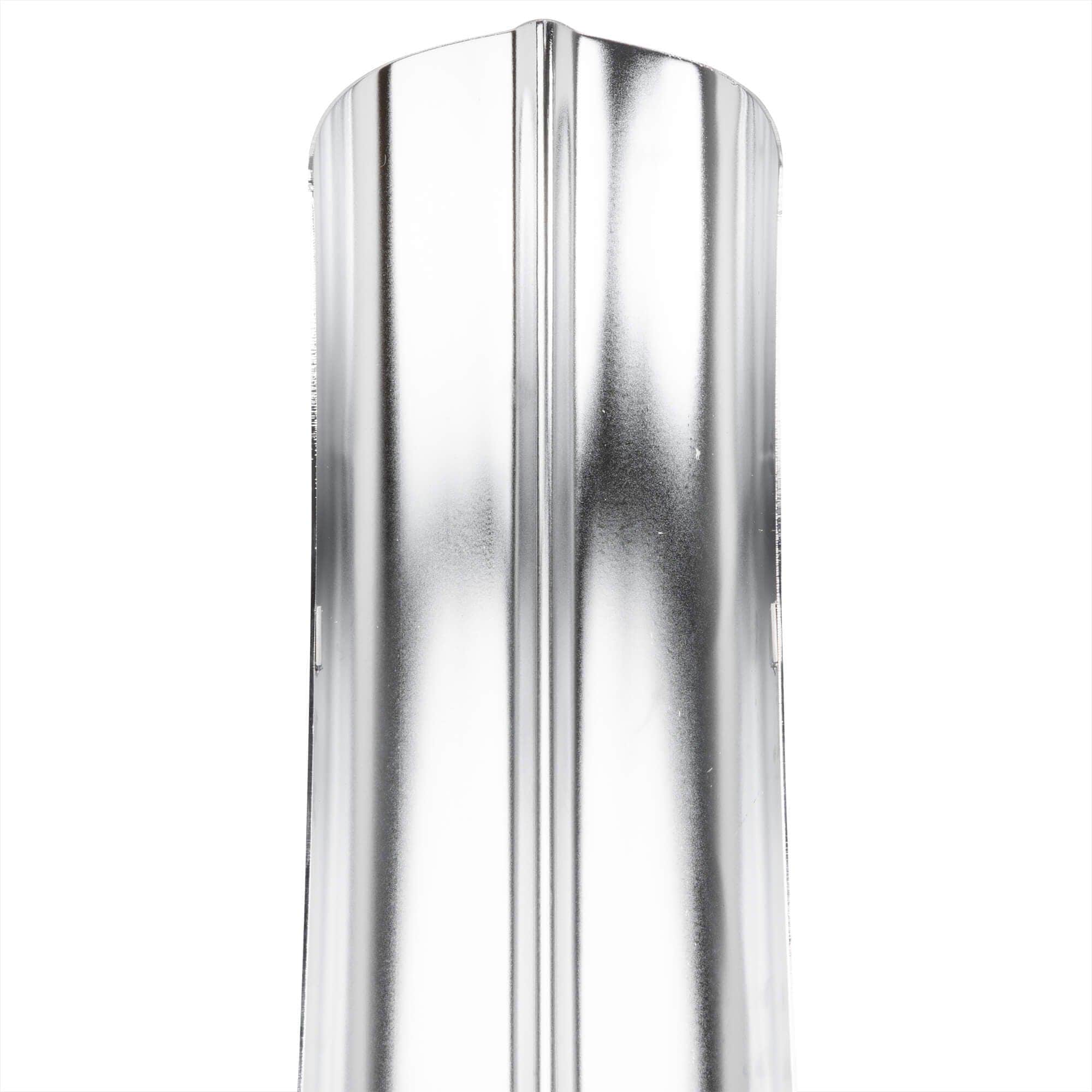 Ribbed Chrome Steel Fender 5 inch Width - Image 6