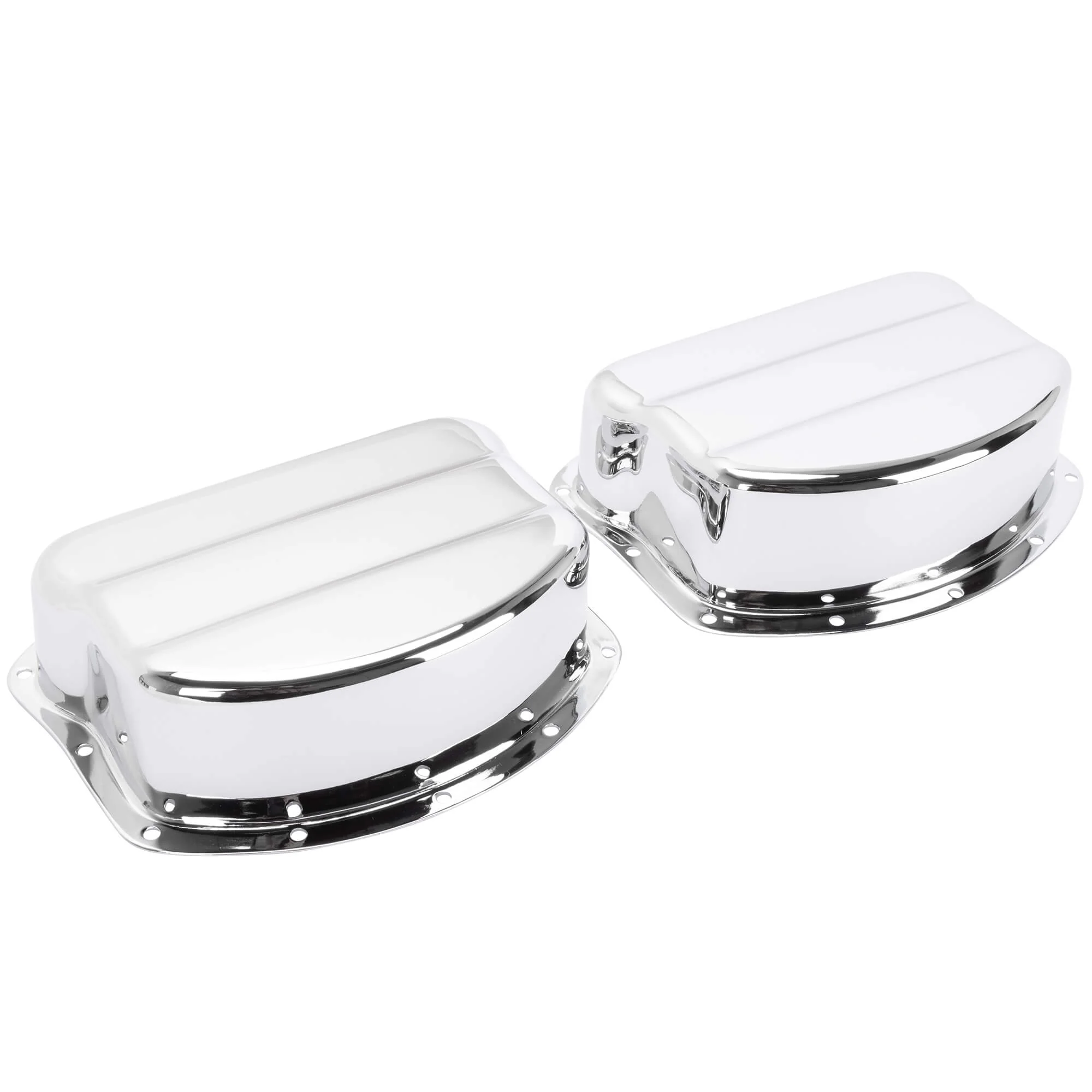 Rocker Box Covers - Chrome - 1948-65 Harley-Davidson Panhead - Image 2
