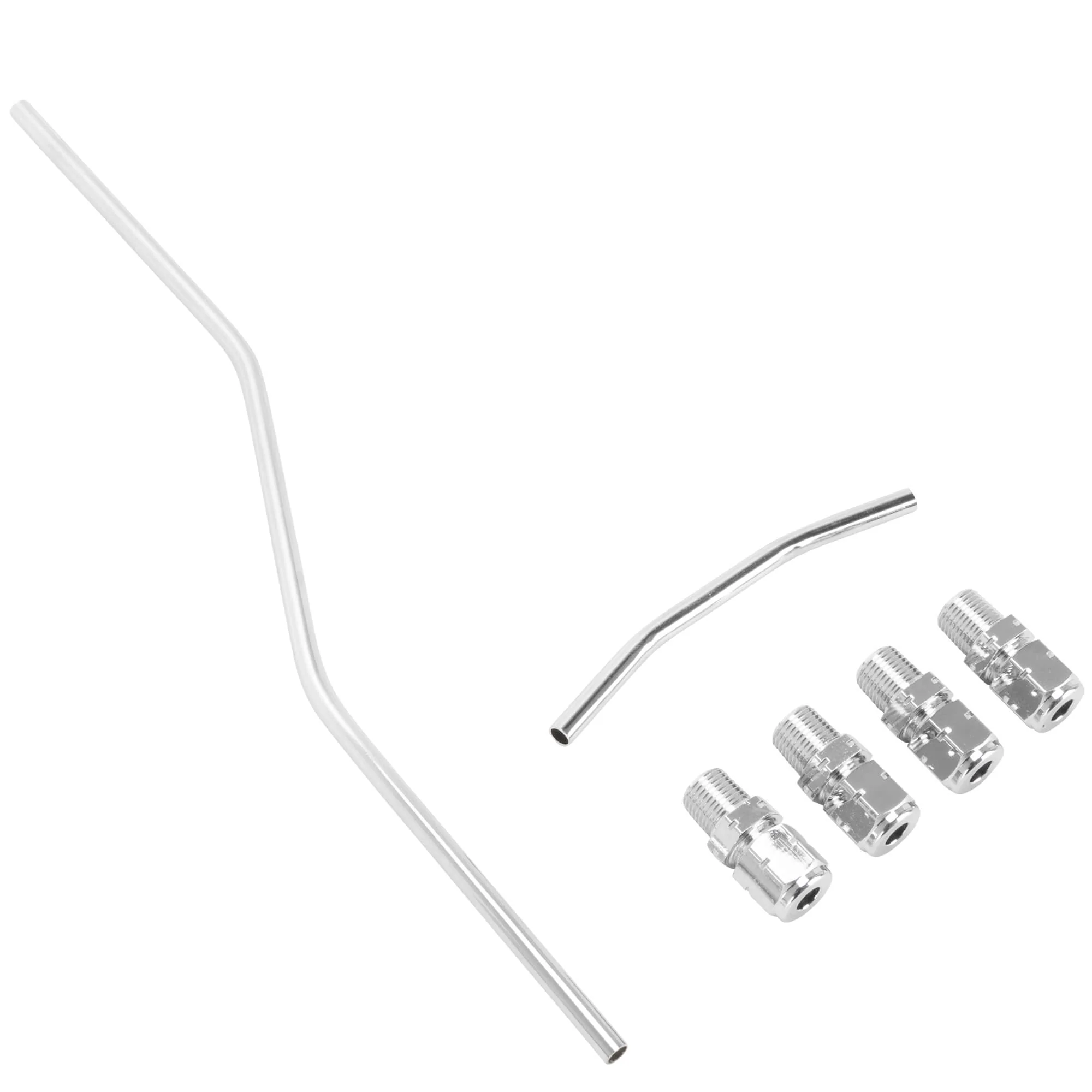 Rocker Oil Lines - Chrome - 1966-84 Harley-Davidson Shovelhead - Image 2