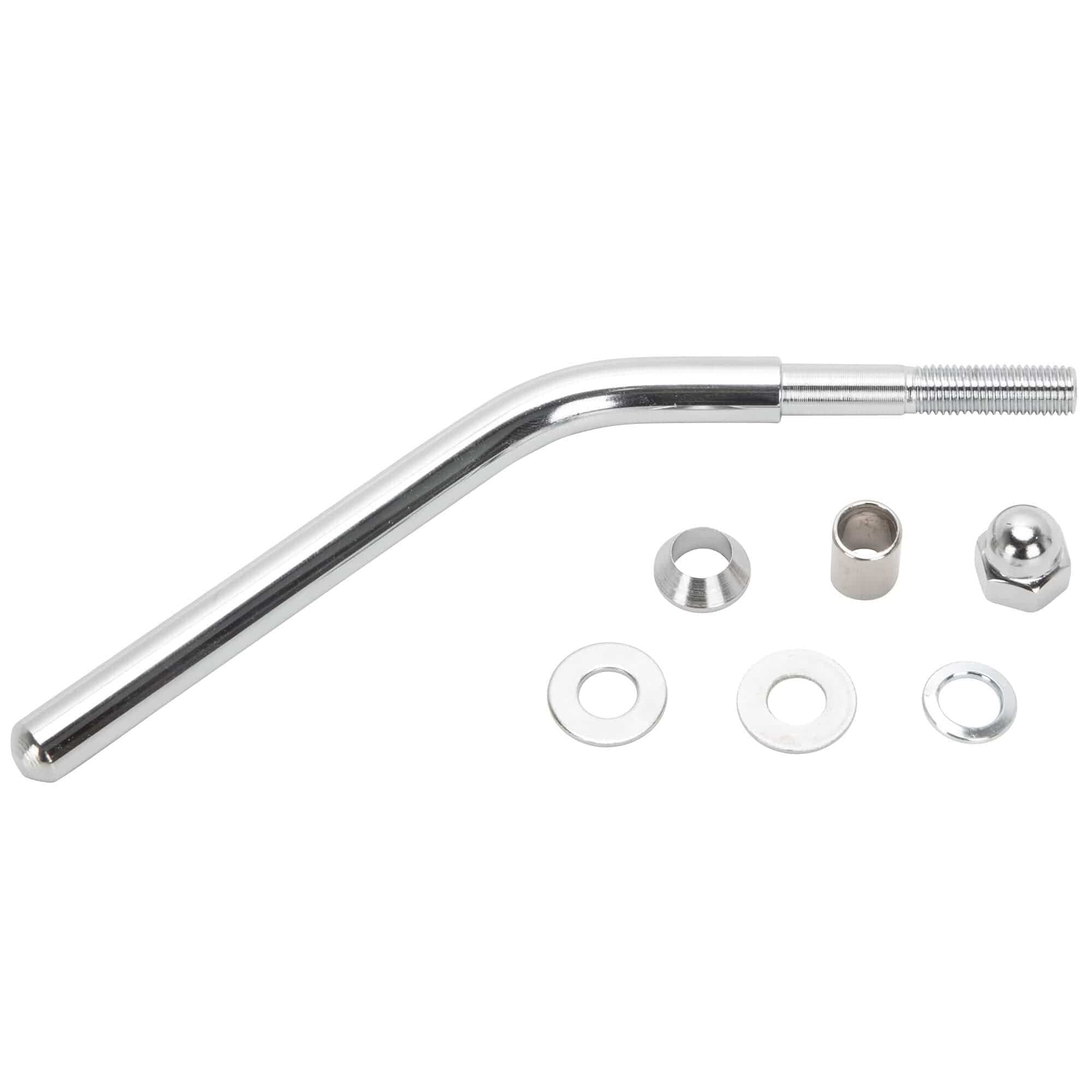 Round Motorcycle Mirror - Perch Mount - Chrome - Image 4