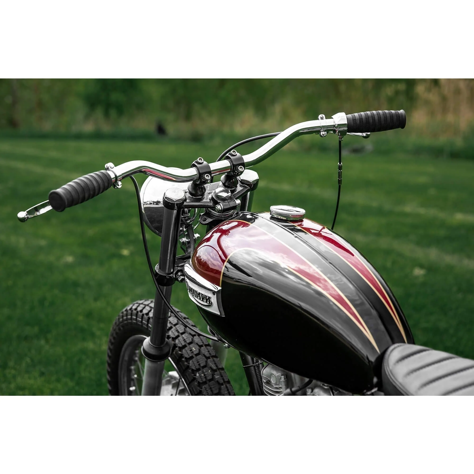 Scrambler Handlebars - 1 inch - Chrome - Image 17