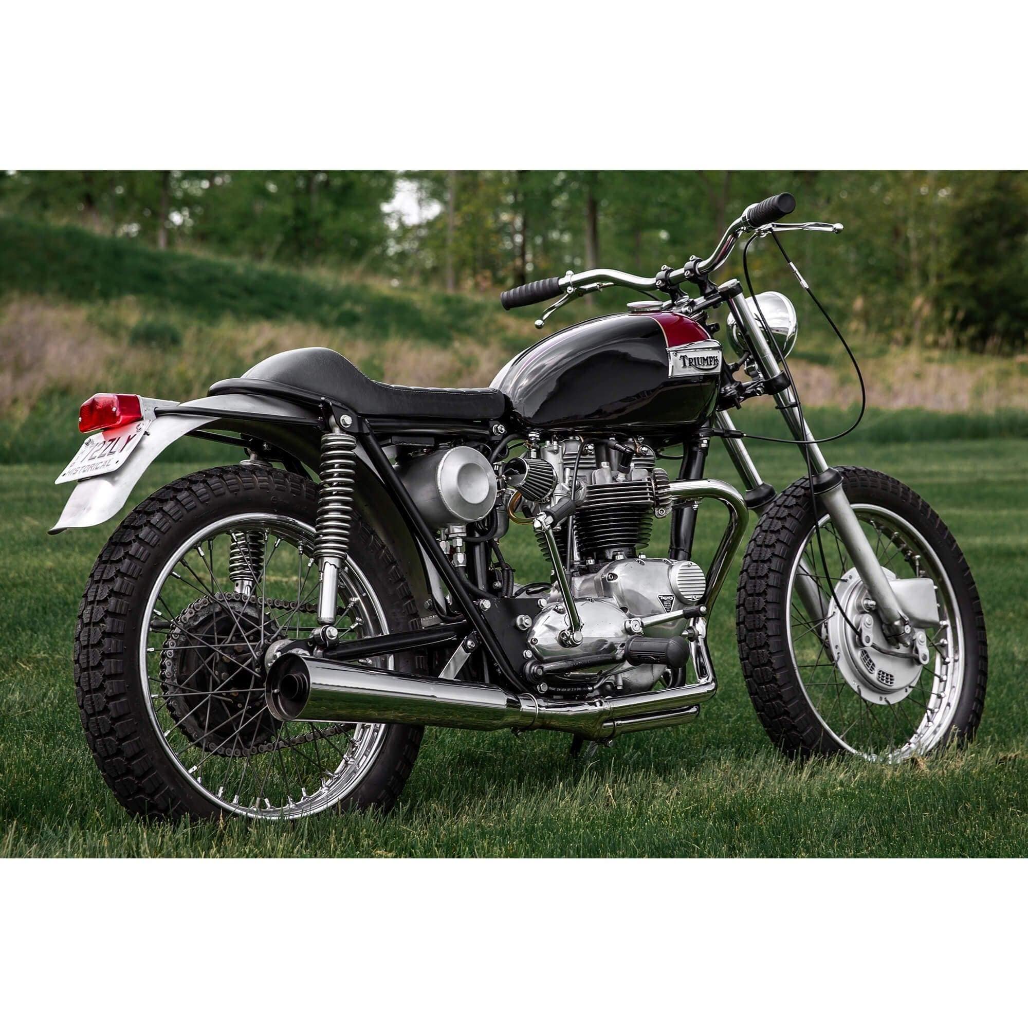 Scrambler Handlebars - 1 inch - Chrome - Image 19