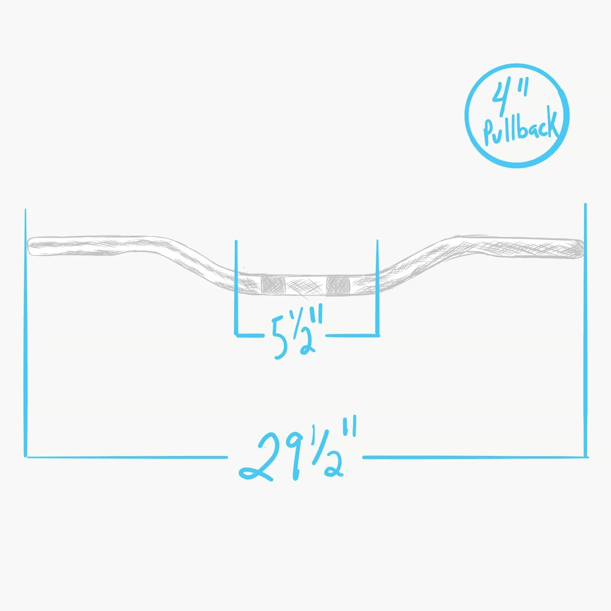 Scrambler Handlebars - 1 inch - Chrome - Image 3