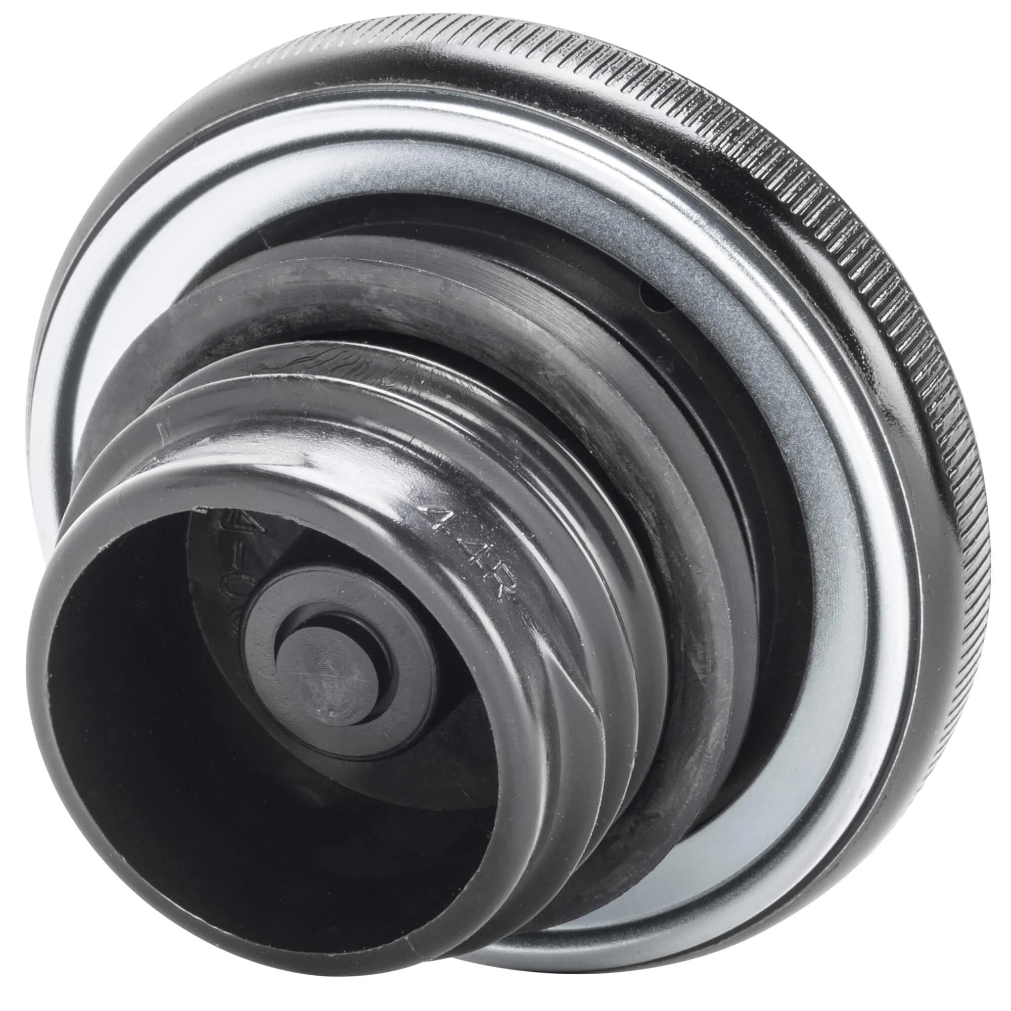 Screw-In Harley Stock Style Vented Gas Cap - 1982-1995 - Black - Image 2