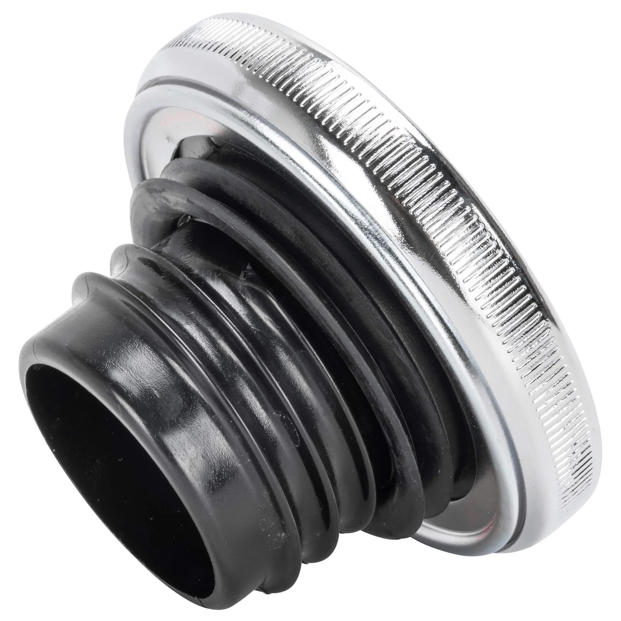 Screw-In Harley Stock Style Vented Gas Cap - 1982-1995 - Chrome - Image 4
