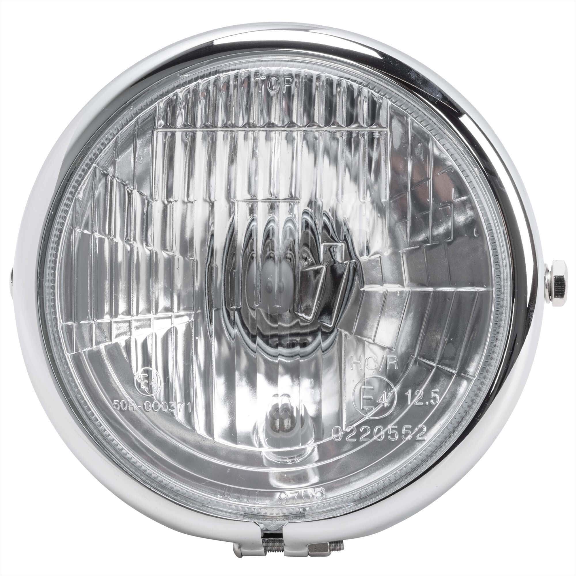 Side-Mount Halogen Headlight - 5.75" Chrome - Image 4