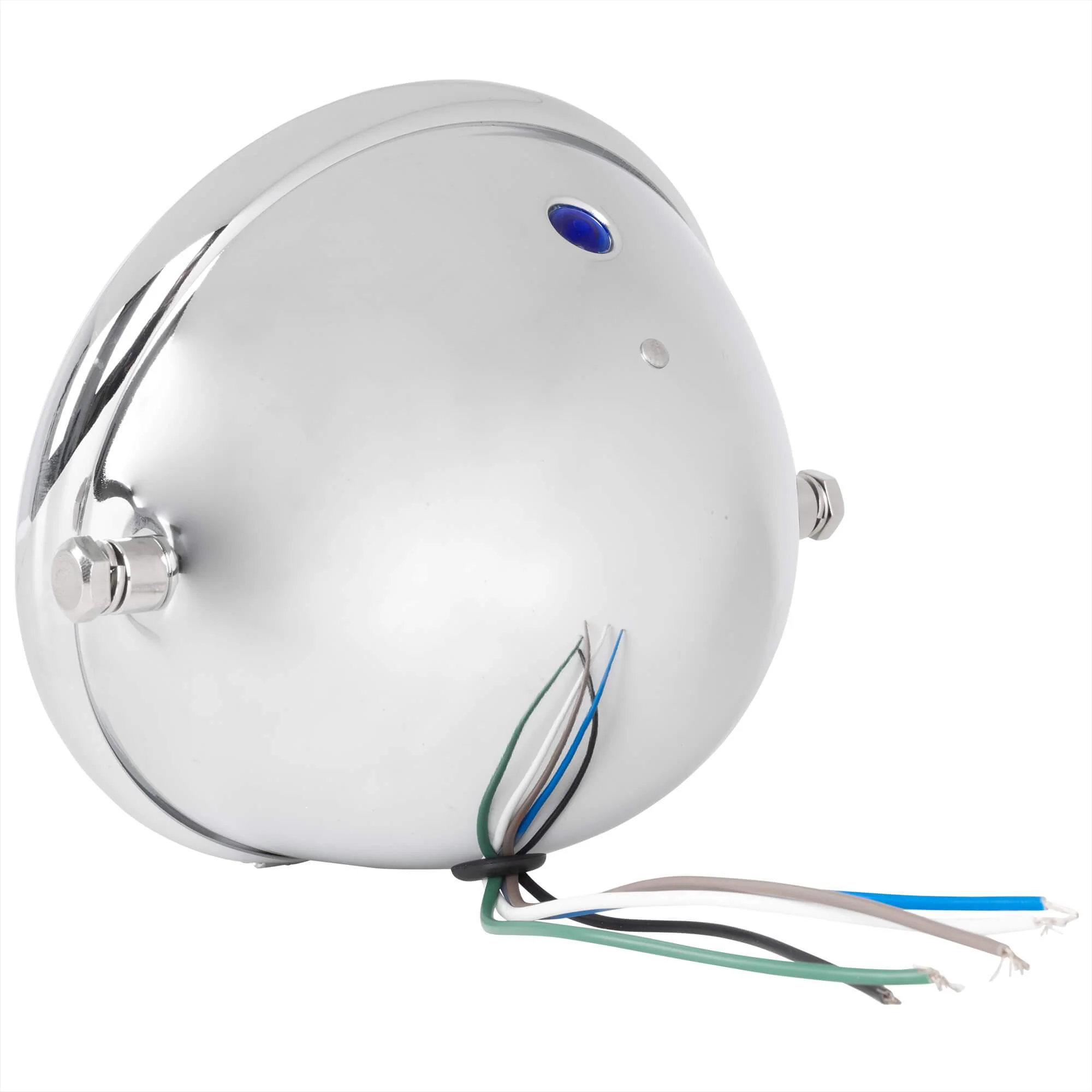 Side-Mount Halogen Headlight - 5.75" Chrome - Image 6