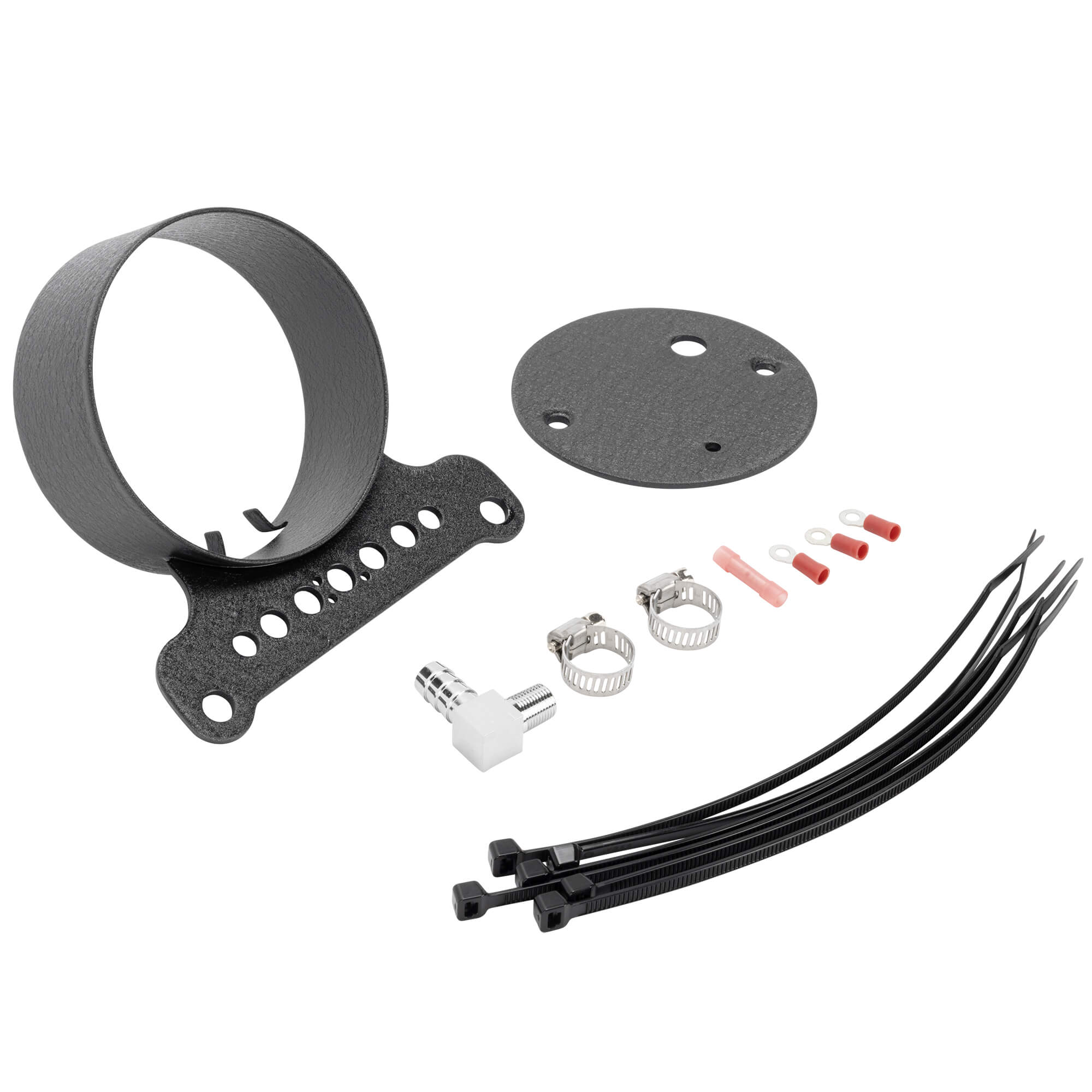 Single Gauge Bracket - Black - 1995-2011 Harley-Davidson XL883 1995-2005 FXD Models - Image 2