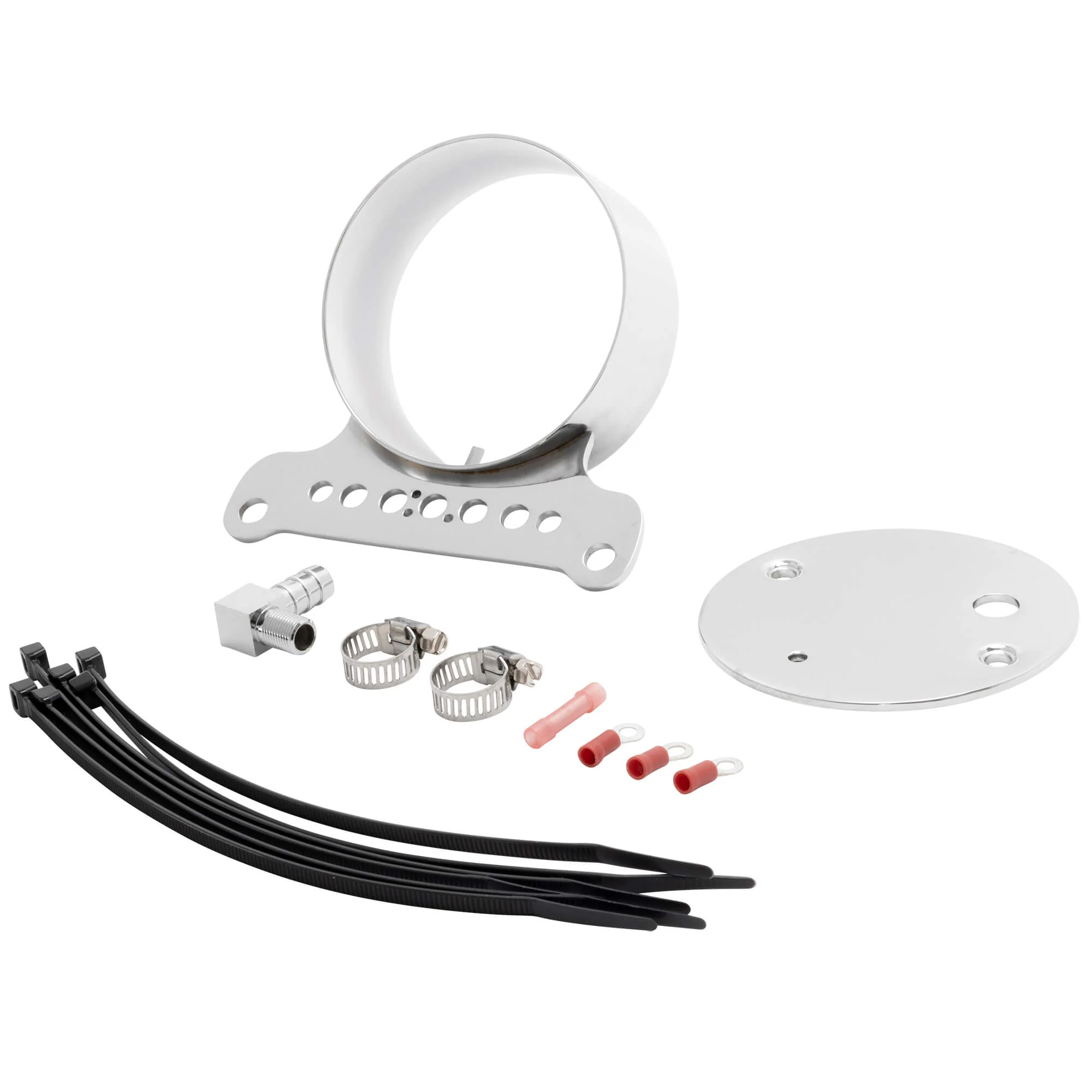 Single Gauge Bracket - Chrome - 1995-2011 Harley-Davidson XL883 1995-2005 FXD Models - Image 3