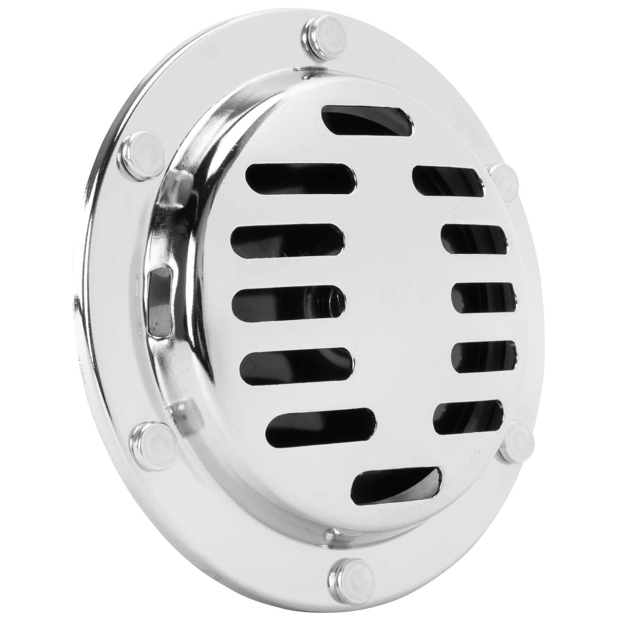 Slotted Universal Motorcycle Horn - Chrome