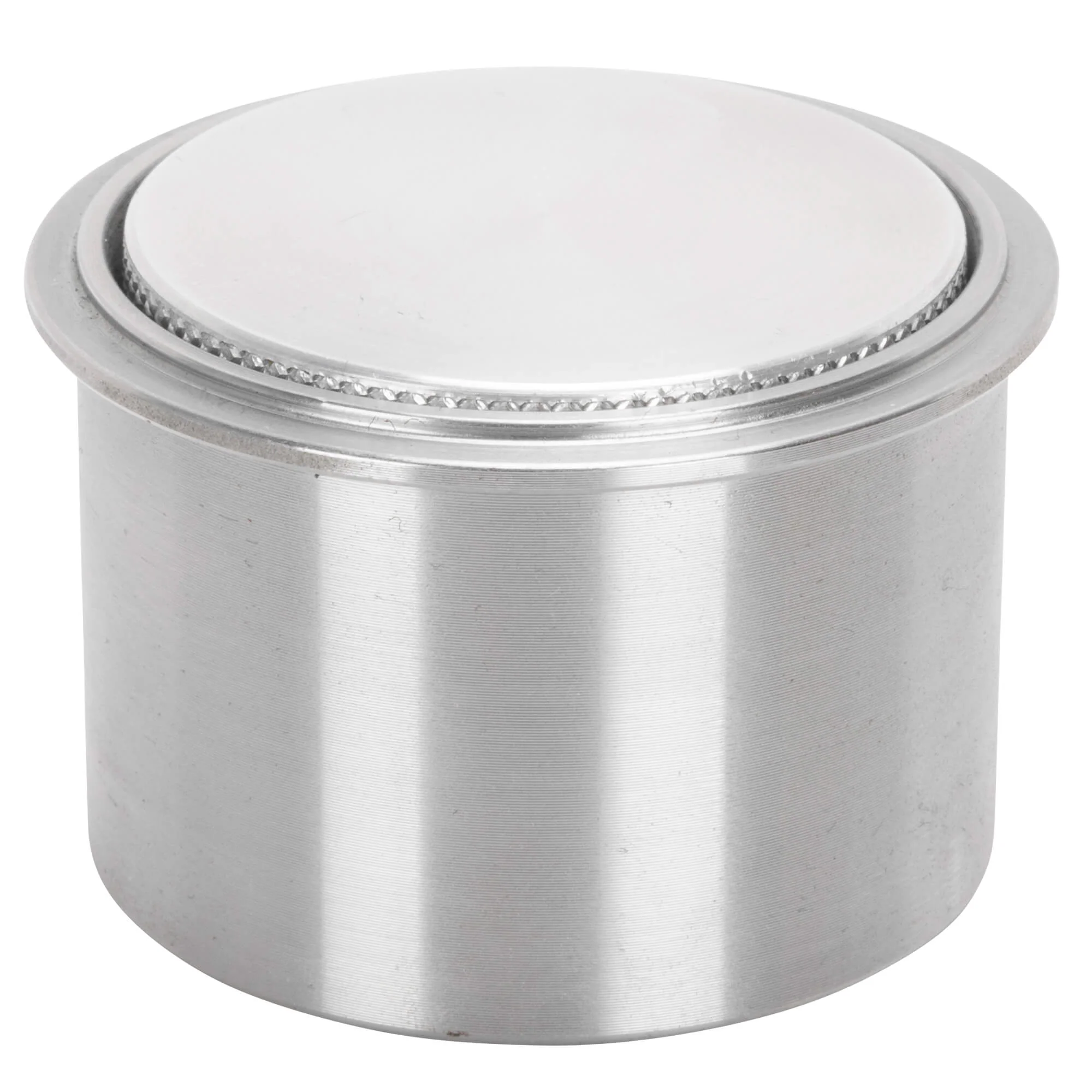 Small Flush Mount Pop-Up Gas Cap & Weld-In Bung - Vented - Aluminum - Image 2
