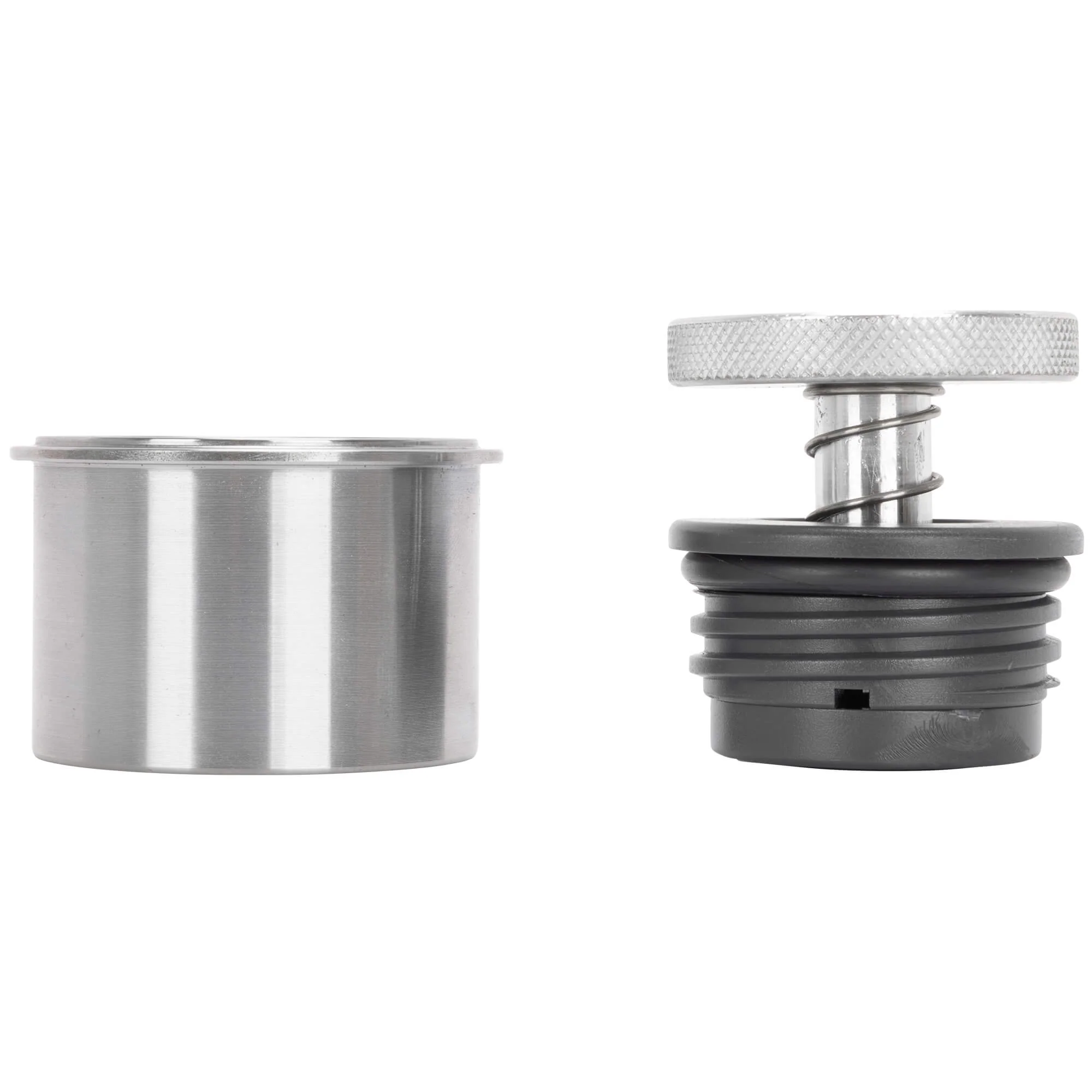 Small Flush Mount Pop-Up Gas Cap & Weld-In Bung - Vented - Aluminum - Image 7