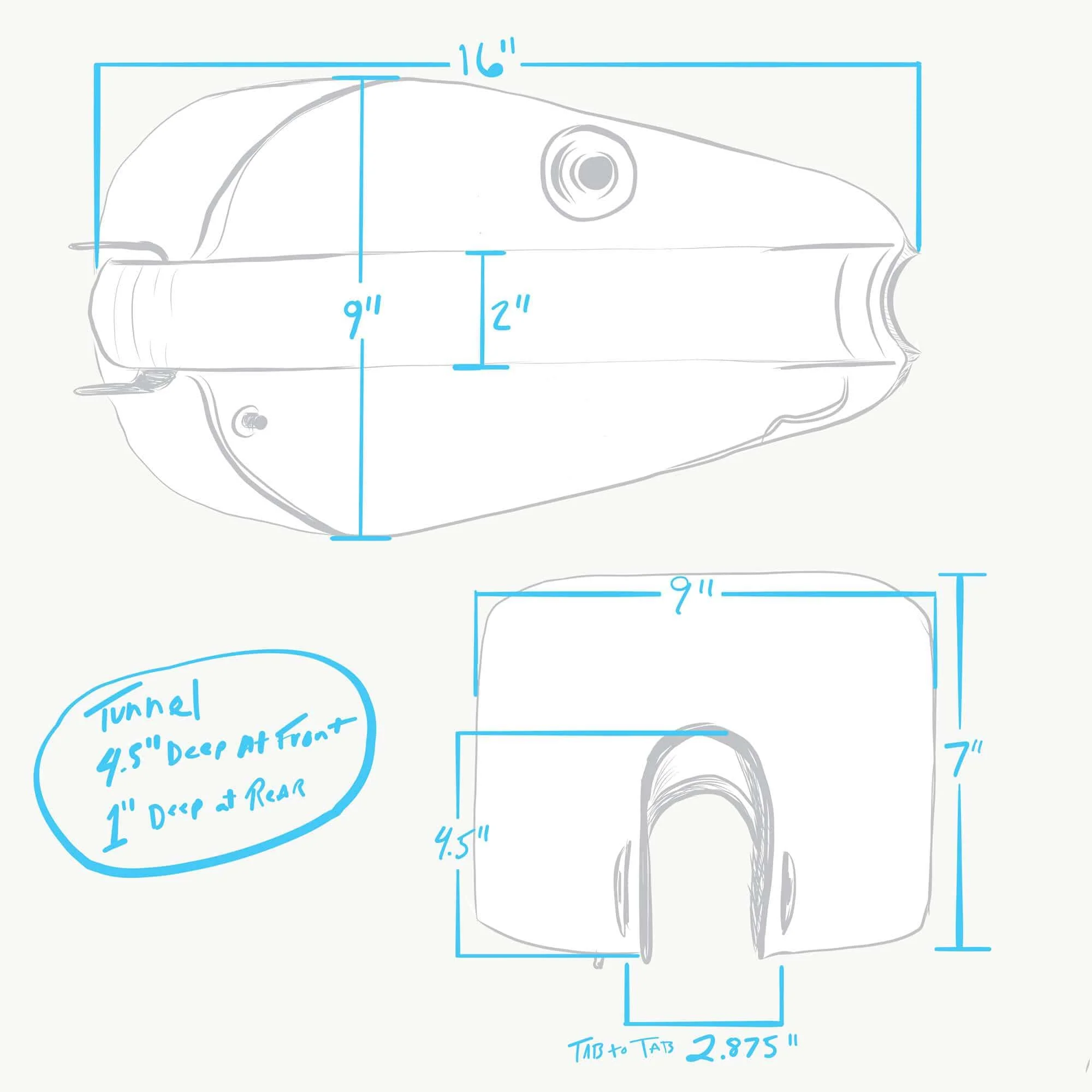 Stock Style Harley Sportster Gas Tank 1986 - 2003 - Left Side Petcock - 2.2 gallon - Image 4