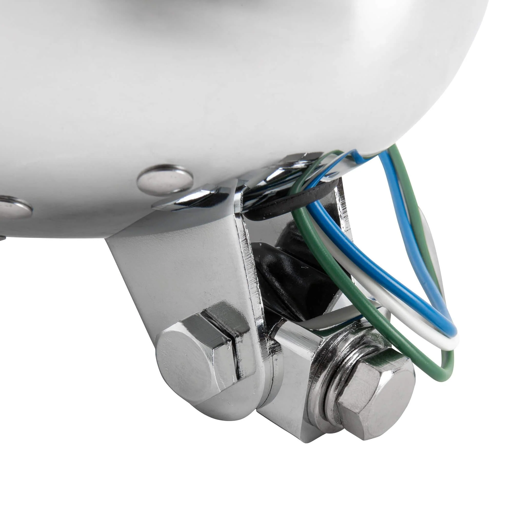 Springer Style Bottom Mount Headlight - Chrome - Image 4