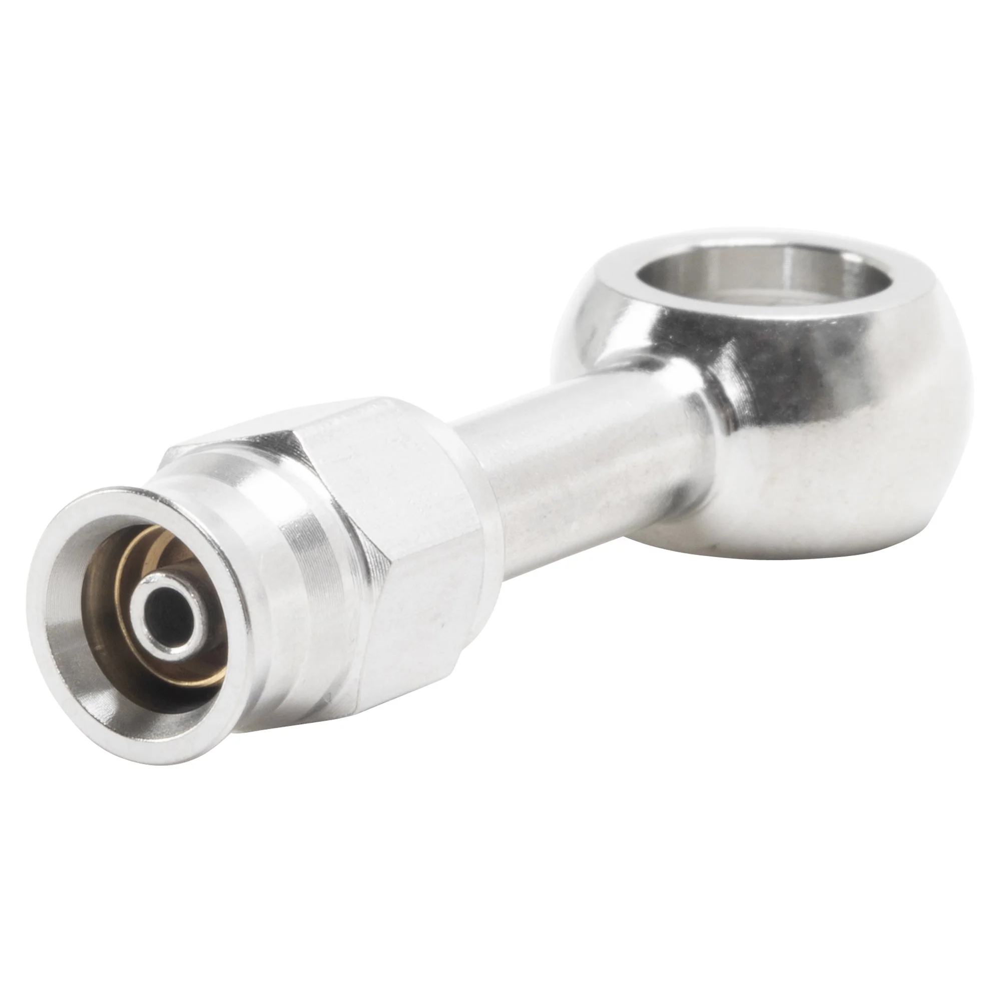 Straight 3/8 inch/10mm Compression Banjo Fitting - Stainless - Image 3