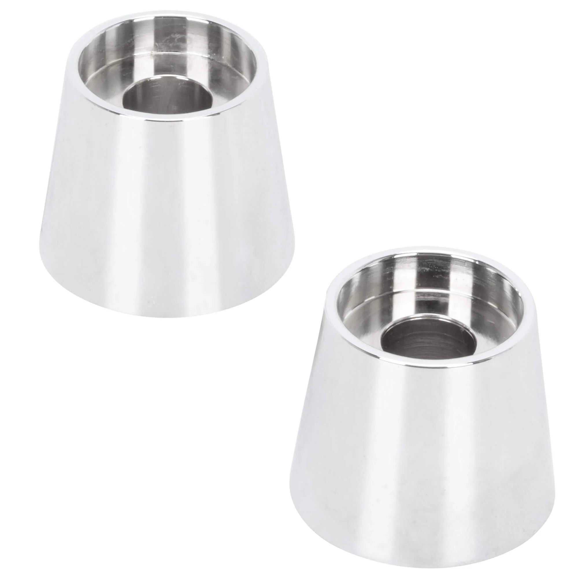 Tapered T-Bar Extensions - 1" High/1" Handlebars - Chrome