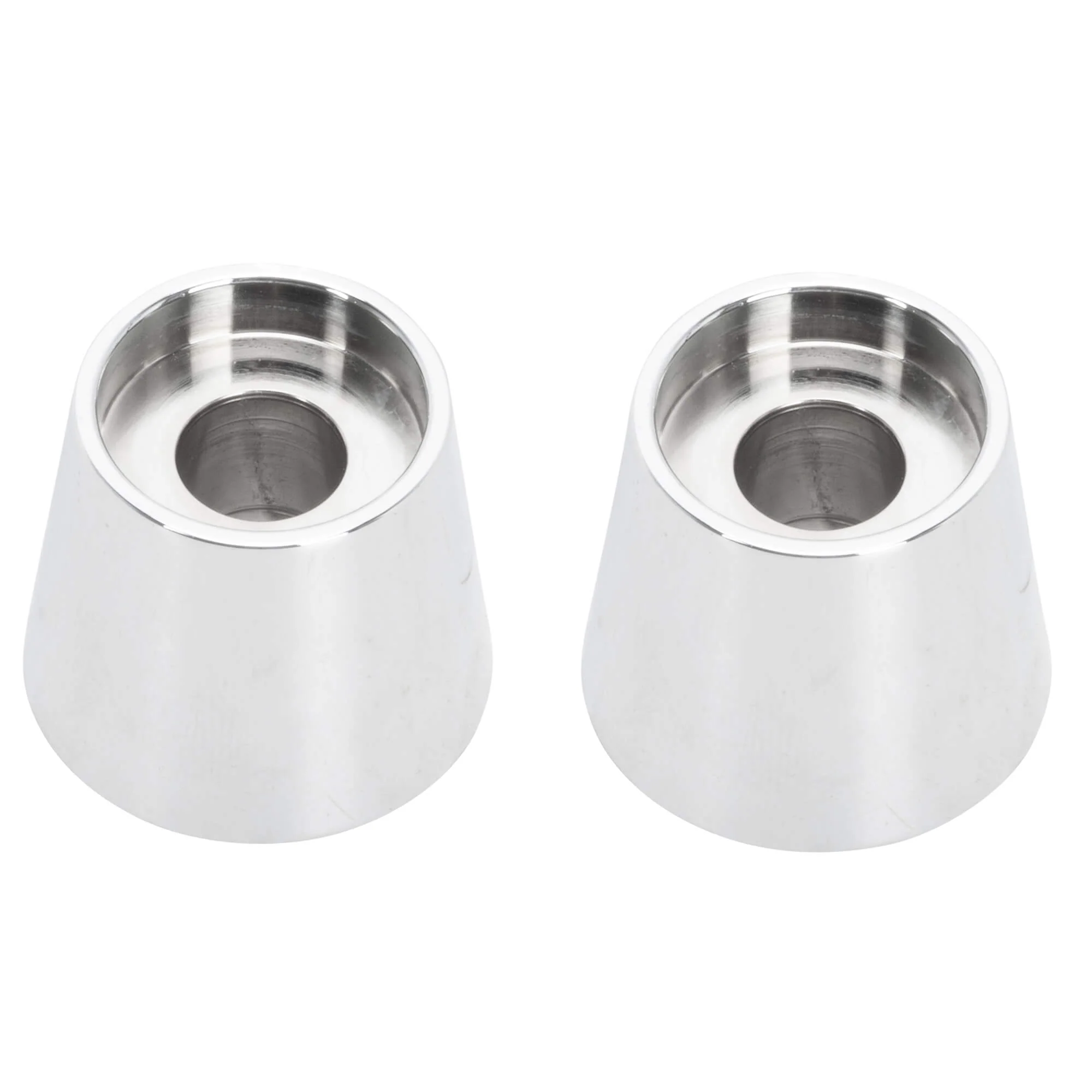 Tapered T-Bar Extensions - 1" High/1" Handlebars - Chrome - Image 2