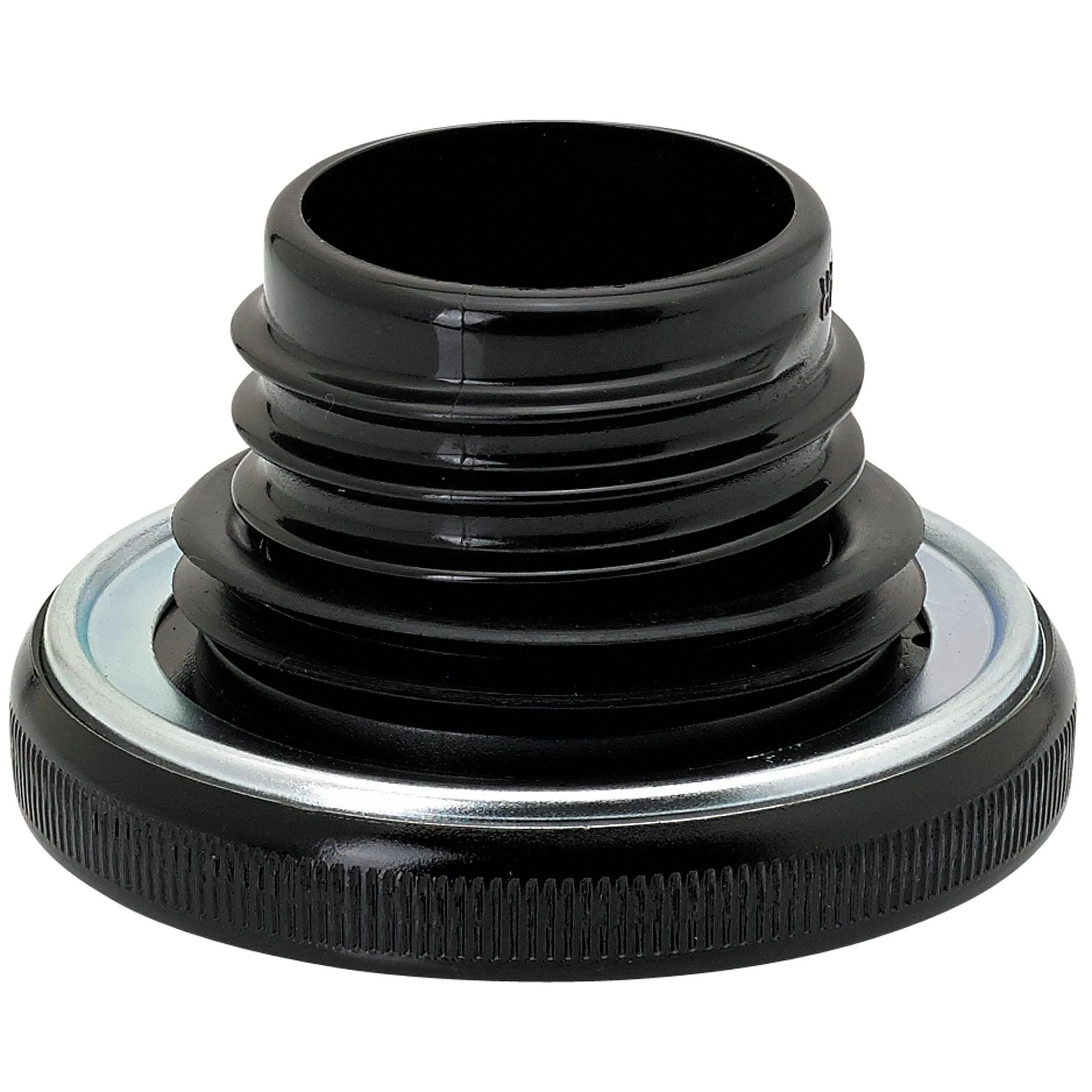 Screw-In Harley Stock Style Vented Gas Cap - 1996 & up - Black - Image 2