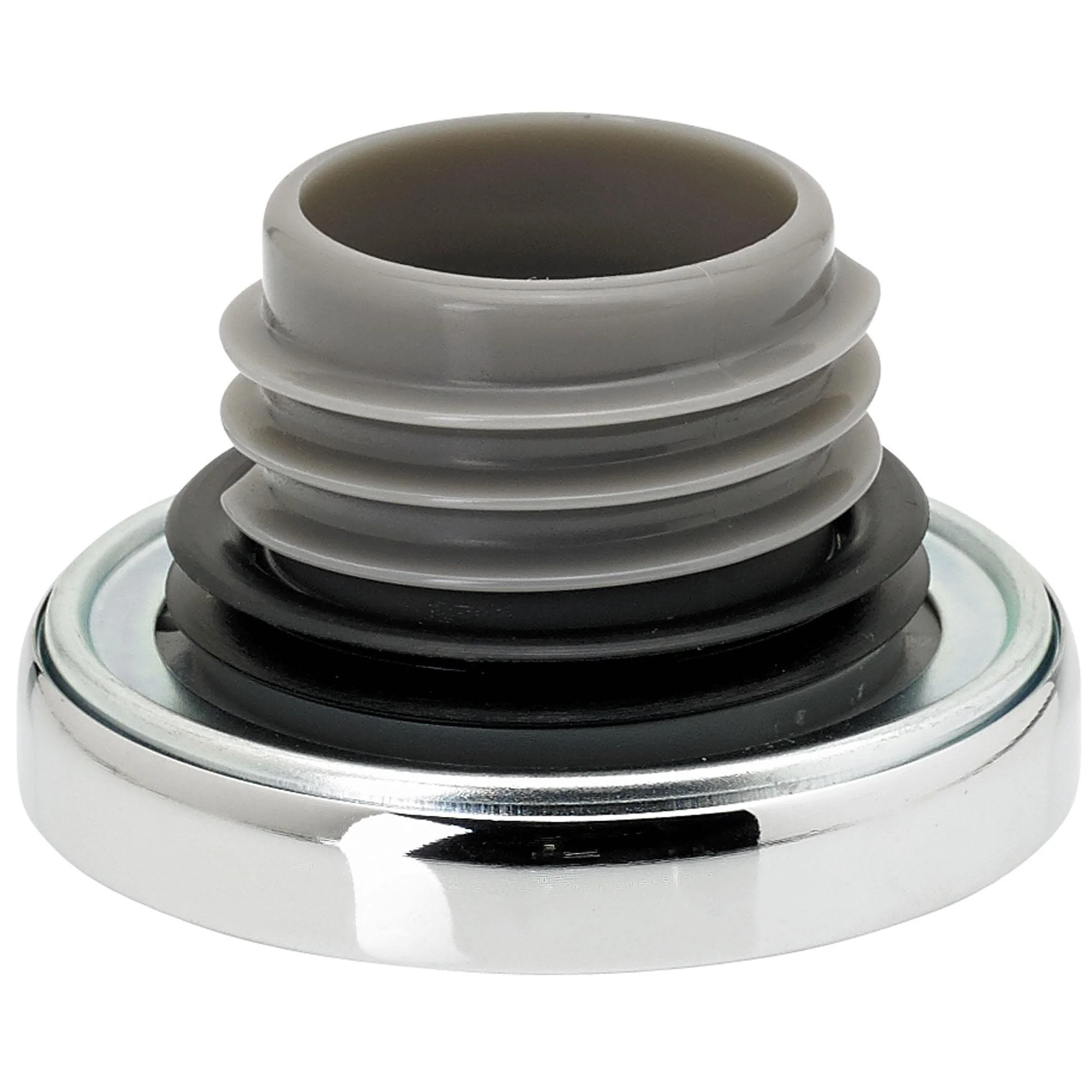 Screw-In Harley Stock Style Vented Gas Cap - 1996 & up - Chrome - Image 2