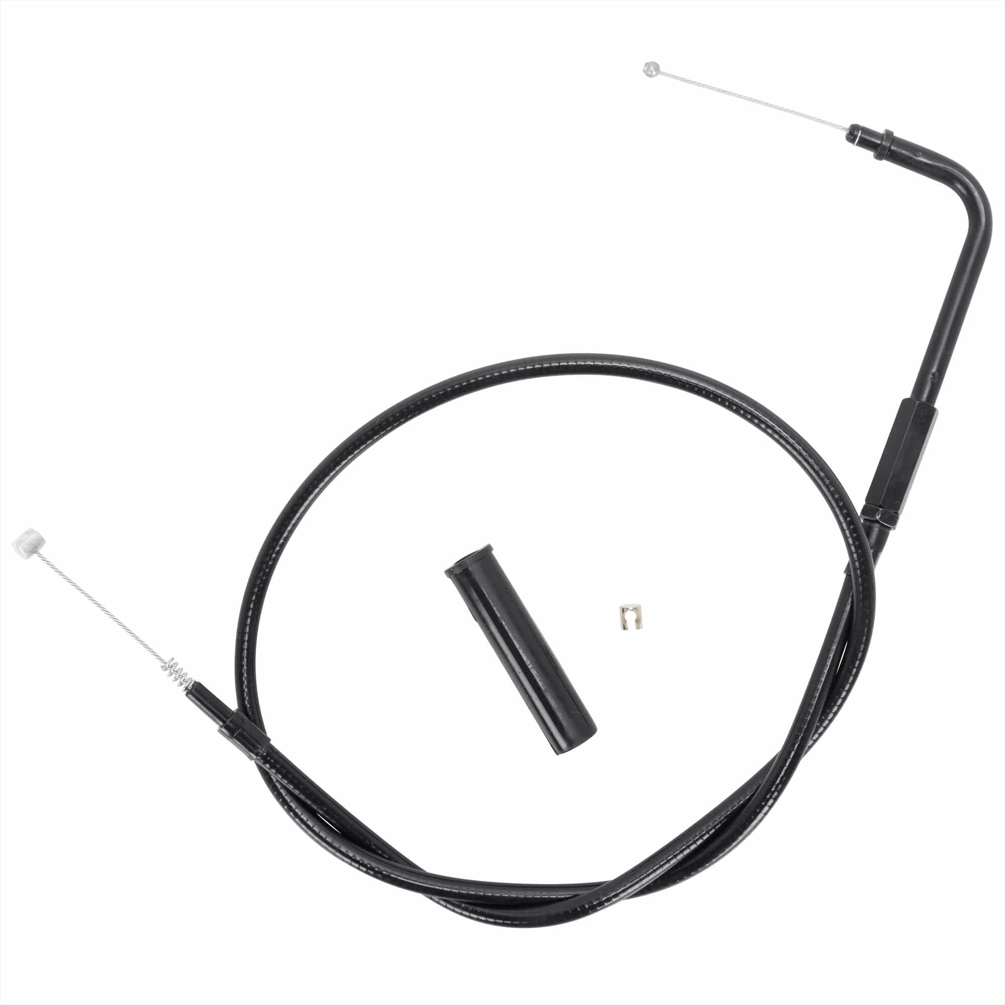 Throttle Idle Cable OEM #56355-96A Harley Dyna 1996-2008 - Blacked Out