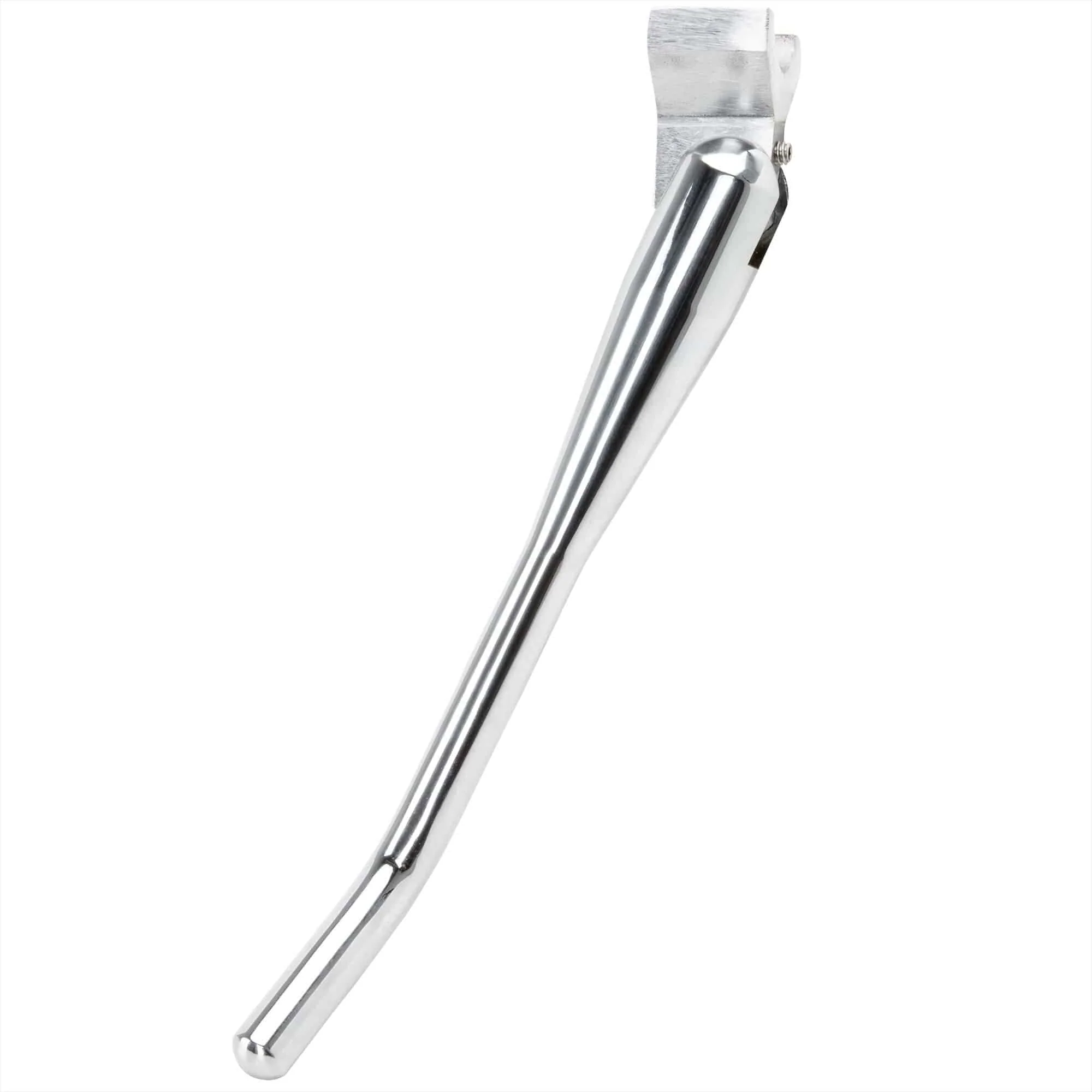 Universal Weld-On Kickstand with Internal Spring - for 1 inch tubing - Chrome