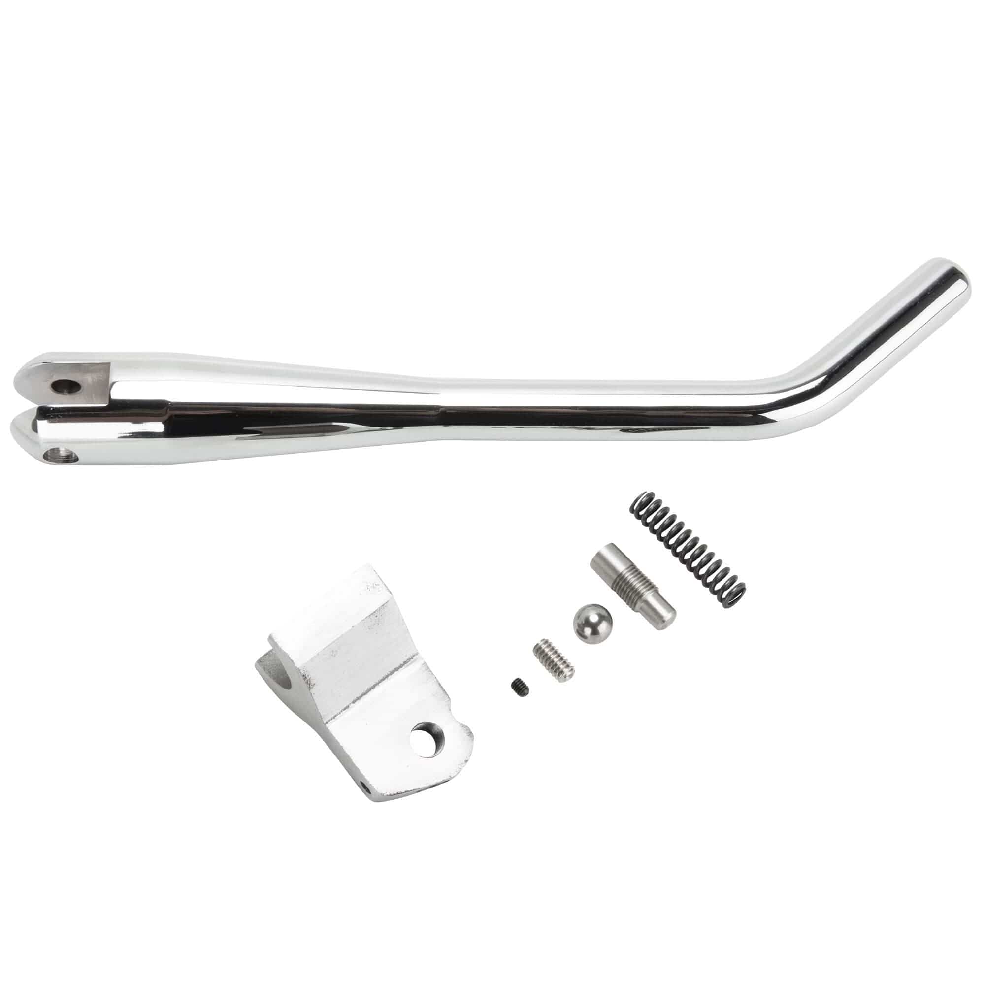 Universal Weld-On Kickstand with Internal Spring - for 1 inch tubing - Chrome - Image 9