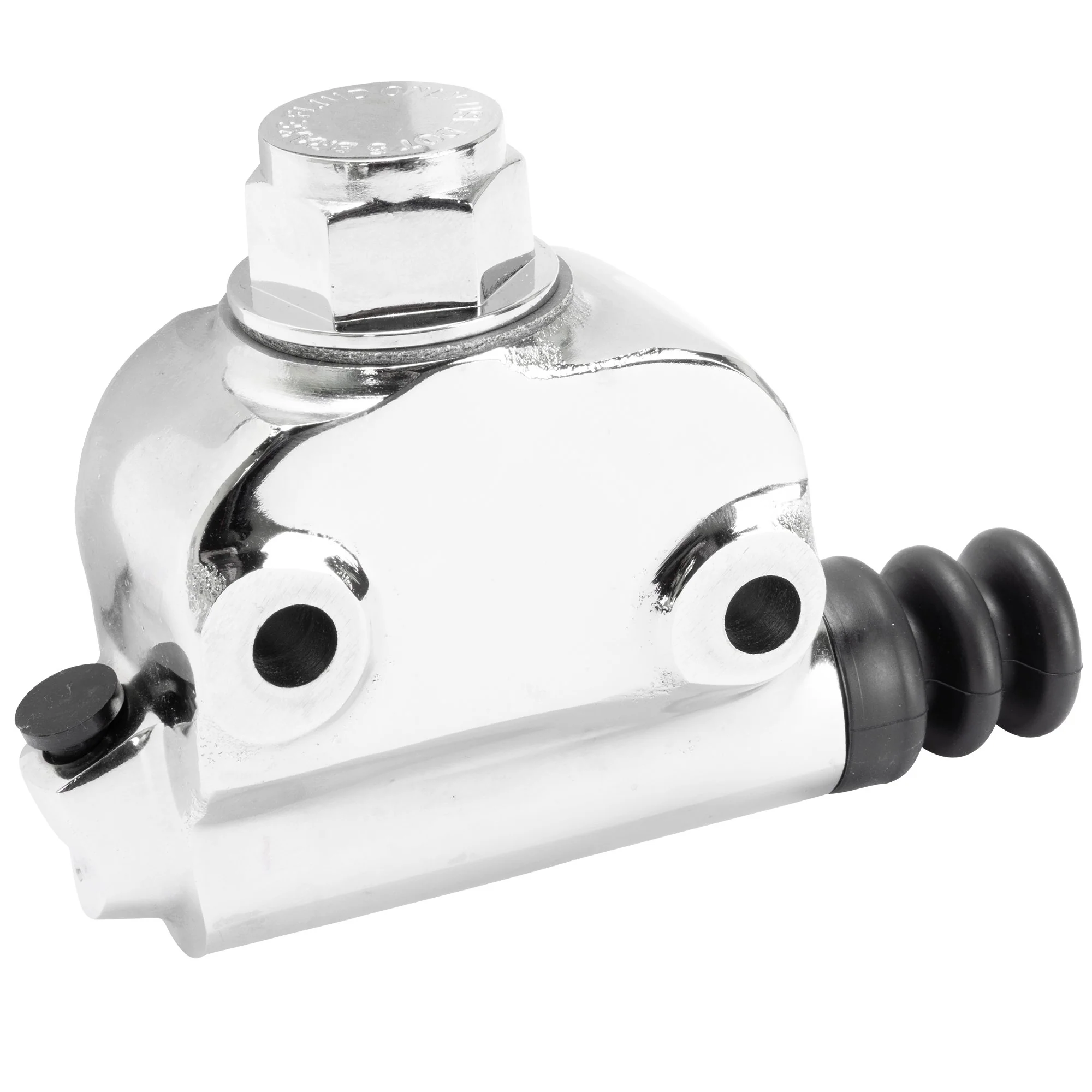 Wagner Lockheed Type Rear Disc Brake Master Cylinder - Chrome - 1973-E1979 Harley-Davidson FL/FX - Image 2