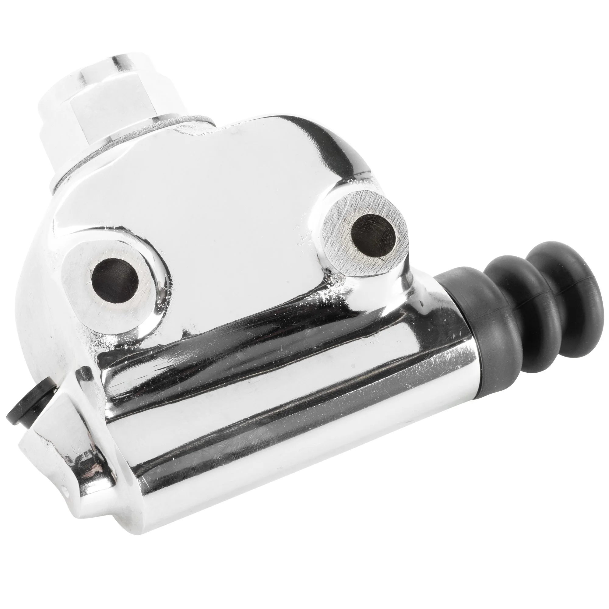 Wagner Lockheed Type Rear Disc Brake Master Cylinder - Chrome - 1973-E1979 Harley-Davidson FL/FX - Image 3