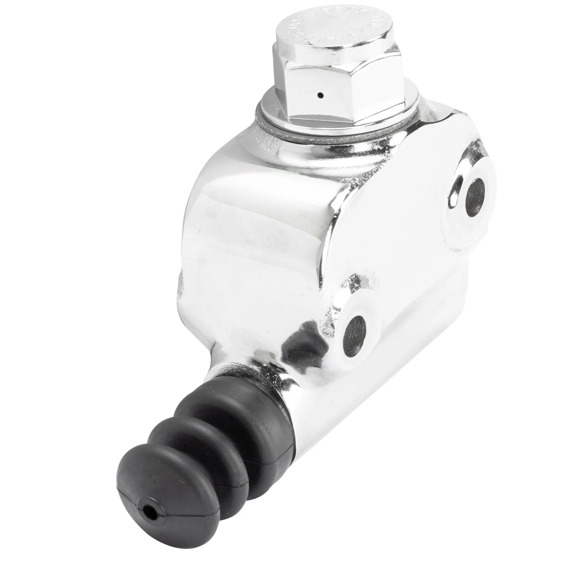 Wagner Lockheed Type Rear Disc Brake Master Cylinder - Chrome - 1973-E1979 Harley-Davidson FL/FX - Image 5