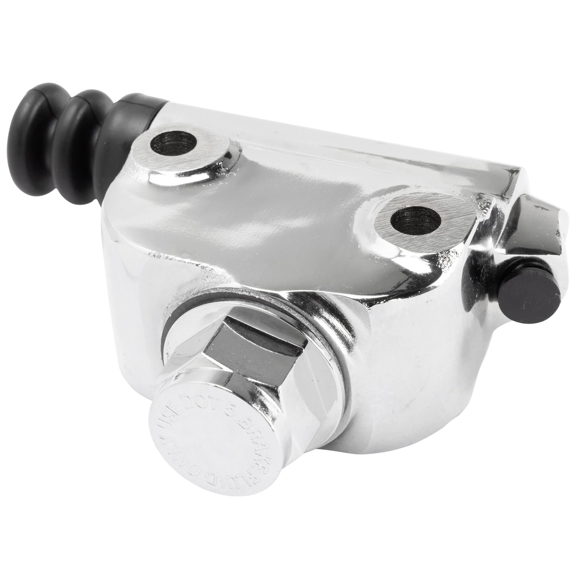 Wagner Lockheed Type Rear Disc Brake Master Cylinder - Chrome - 1973-E1979 Harley-Davidson FL/FX - Image 6