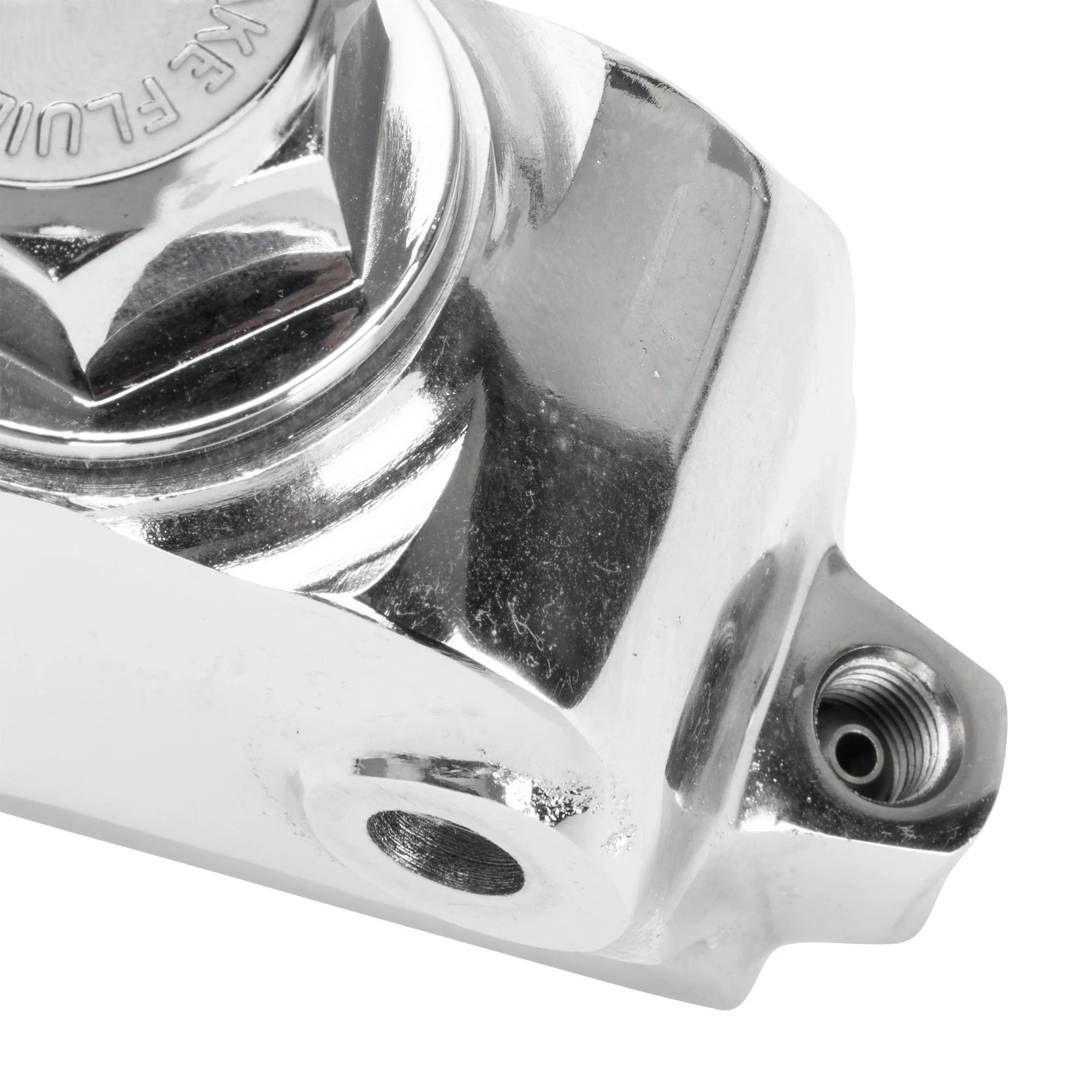Wagner Lockheed Type Rear Disc Brake Master Cylinder - Chrome - 1973-E1979 Harley-Davidson FL/FX - Image 7