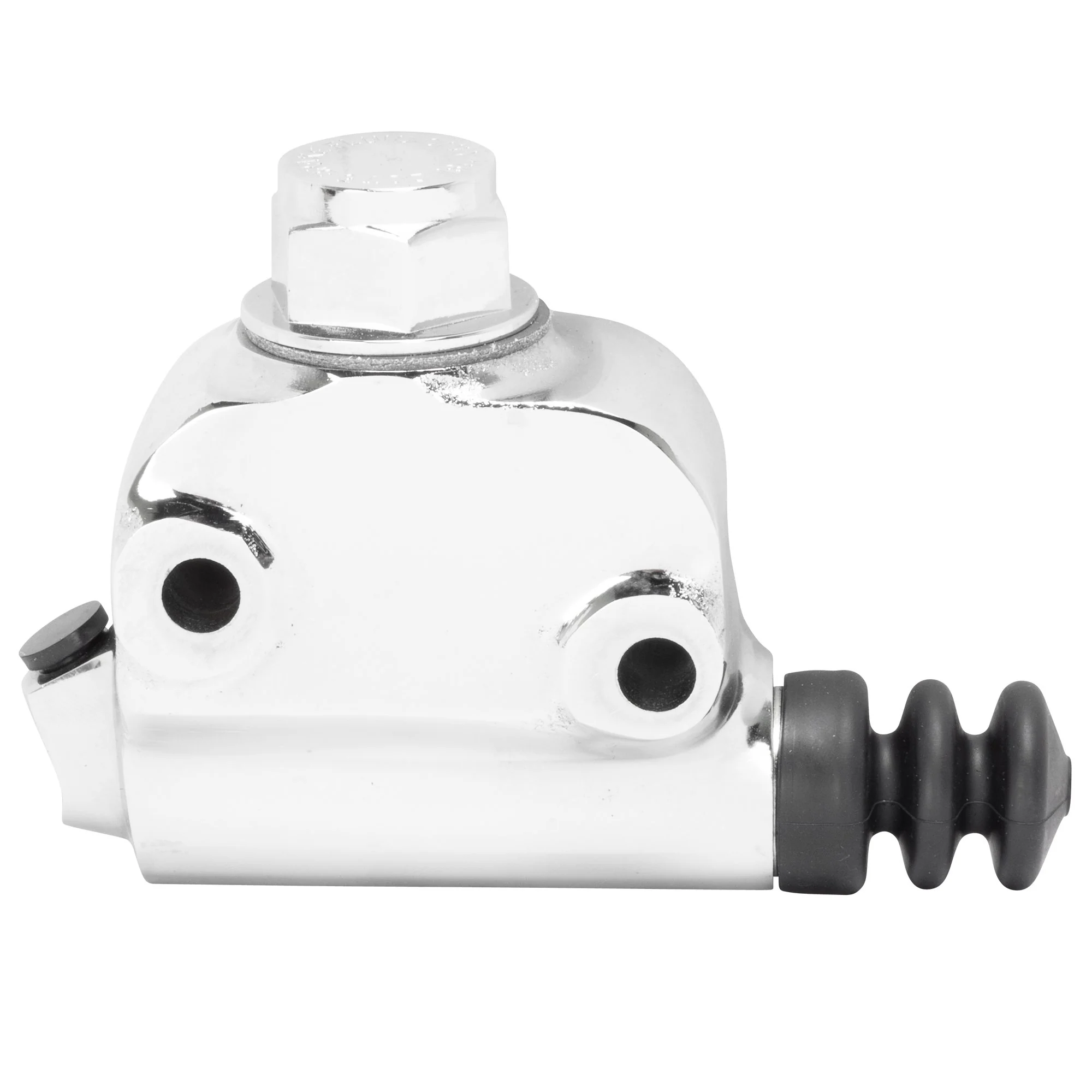 Wagner Lockheed Type Rear Drum Brake Master Cylinder - Chrome - 1958-1972 Harley-Davidson FL 1971-1972 FX