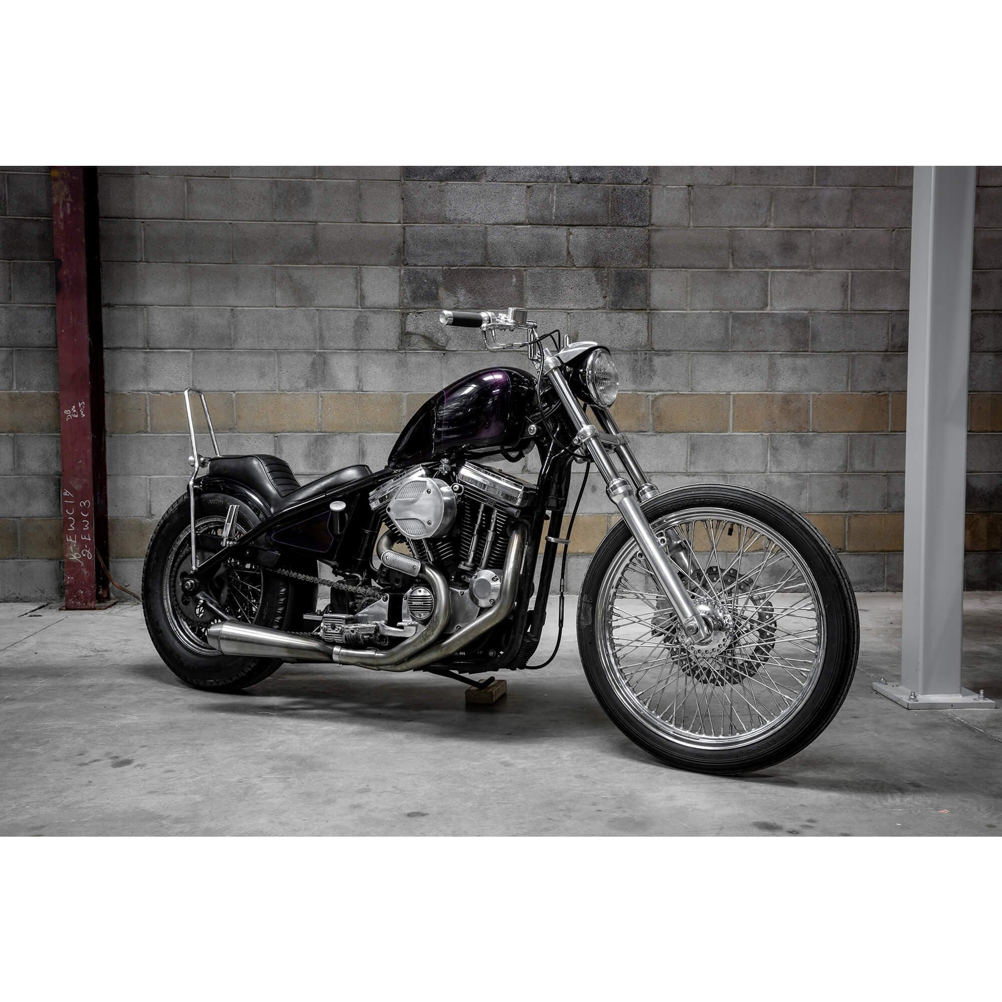 Z Bar Handlebars - 1 inch - 4 inch Rise - Chrome - Image 14