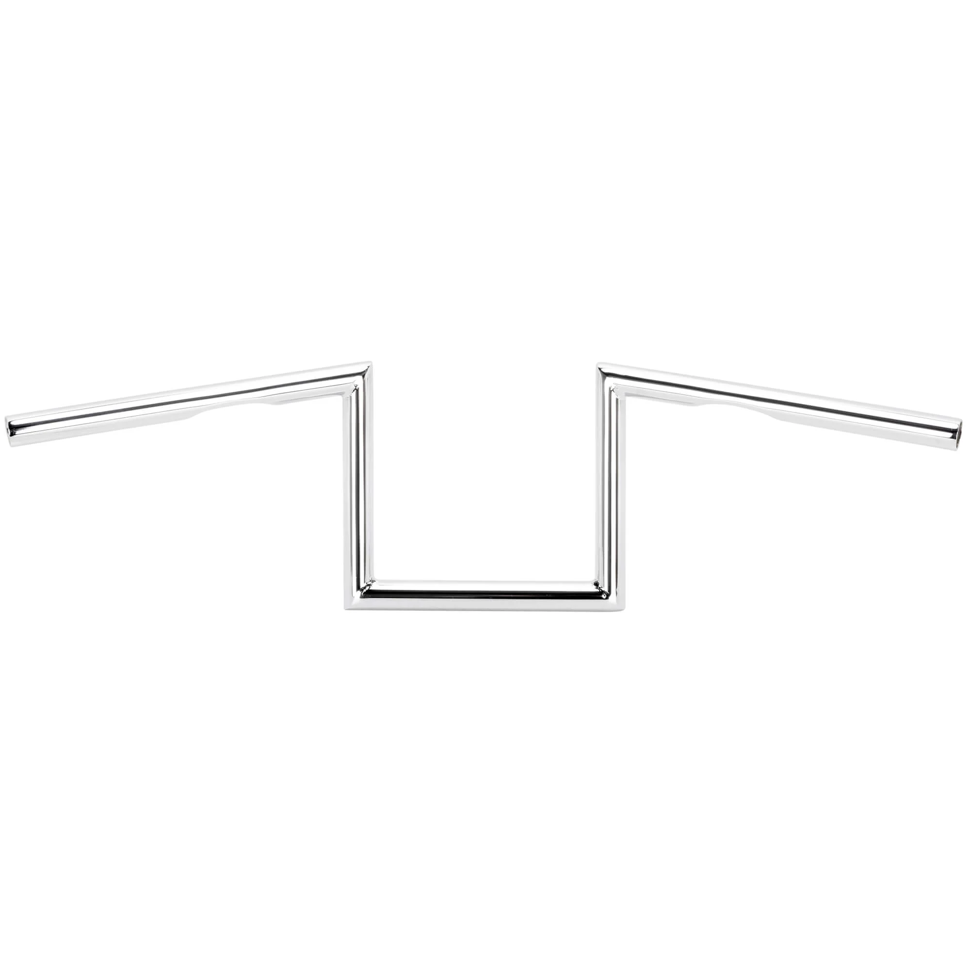 Z Bar Handlebars - 1 inch - 8 inch Rise - Chrome - Image 2