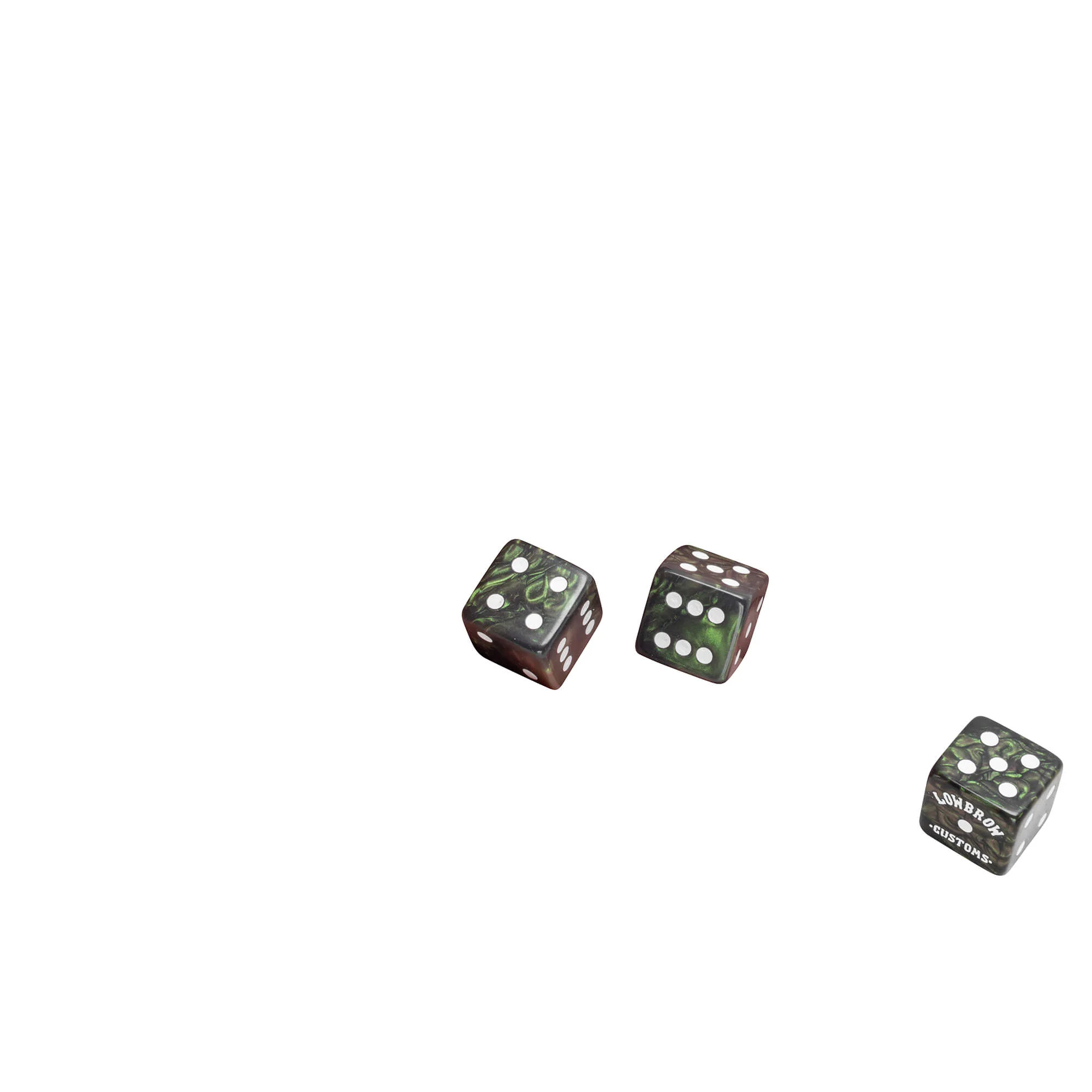 Dice Holder Keychain Kit with Black Lowbrow Dice - Image 10