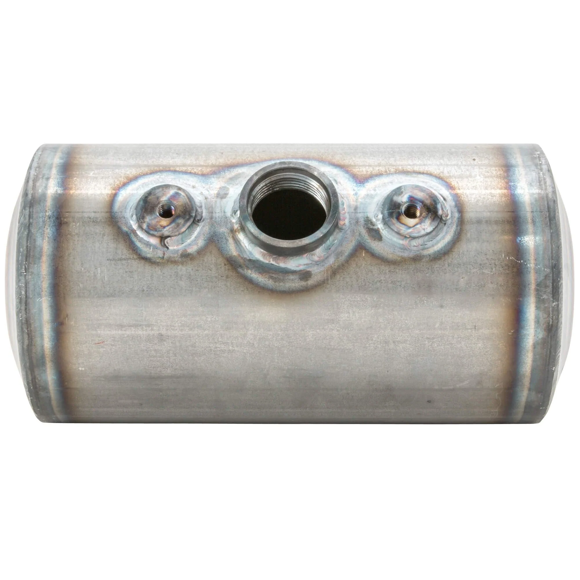 Dimpled Steel Motorcycle Oil Tank for H-D Sportster Big Twin and Universal Choppers - Image 5