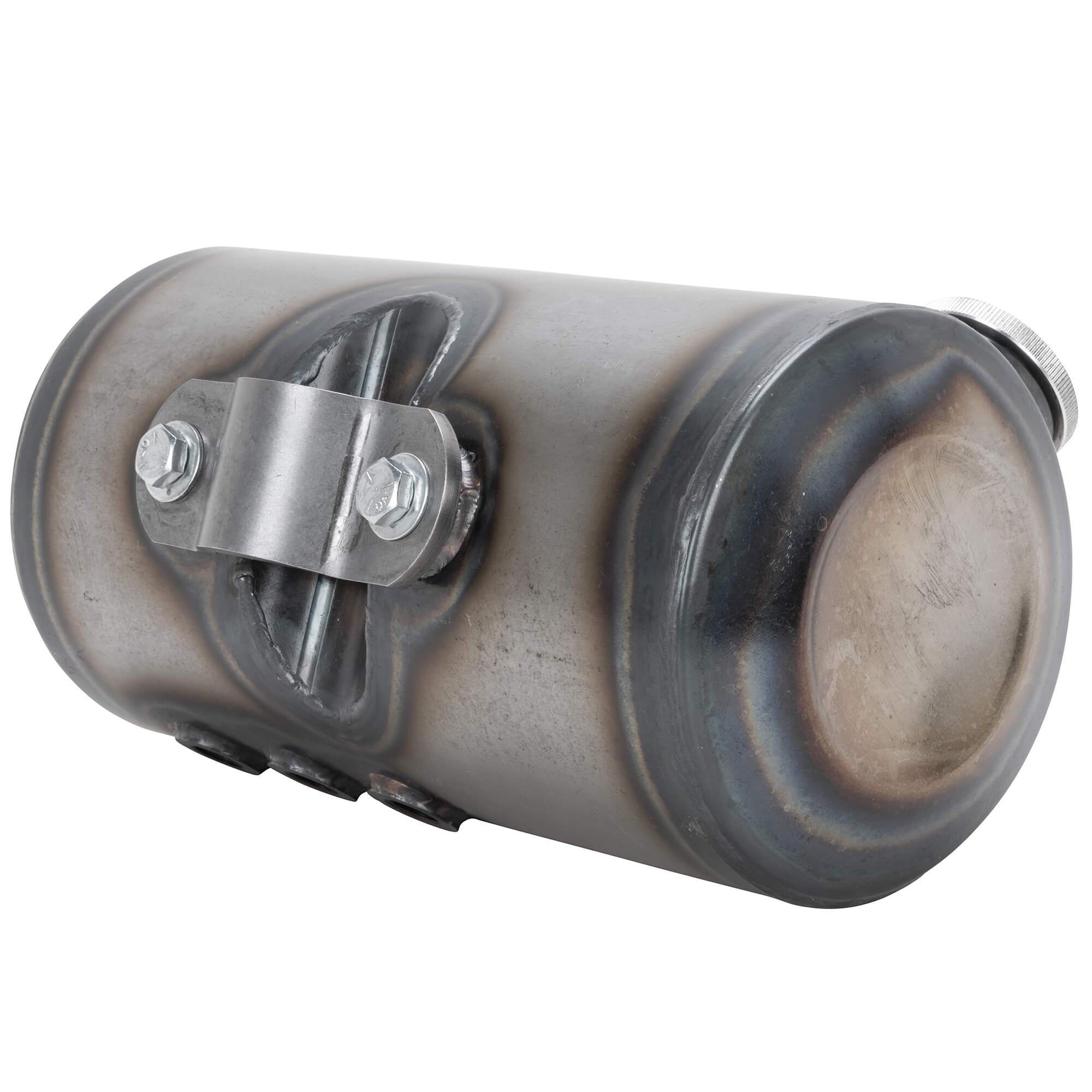 Dished Clamp-On Steel Motorcycle Oil Tank for Harley Sportster Hardtails - Image 10