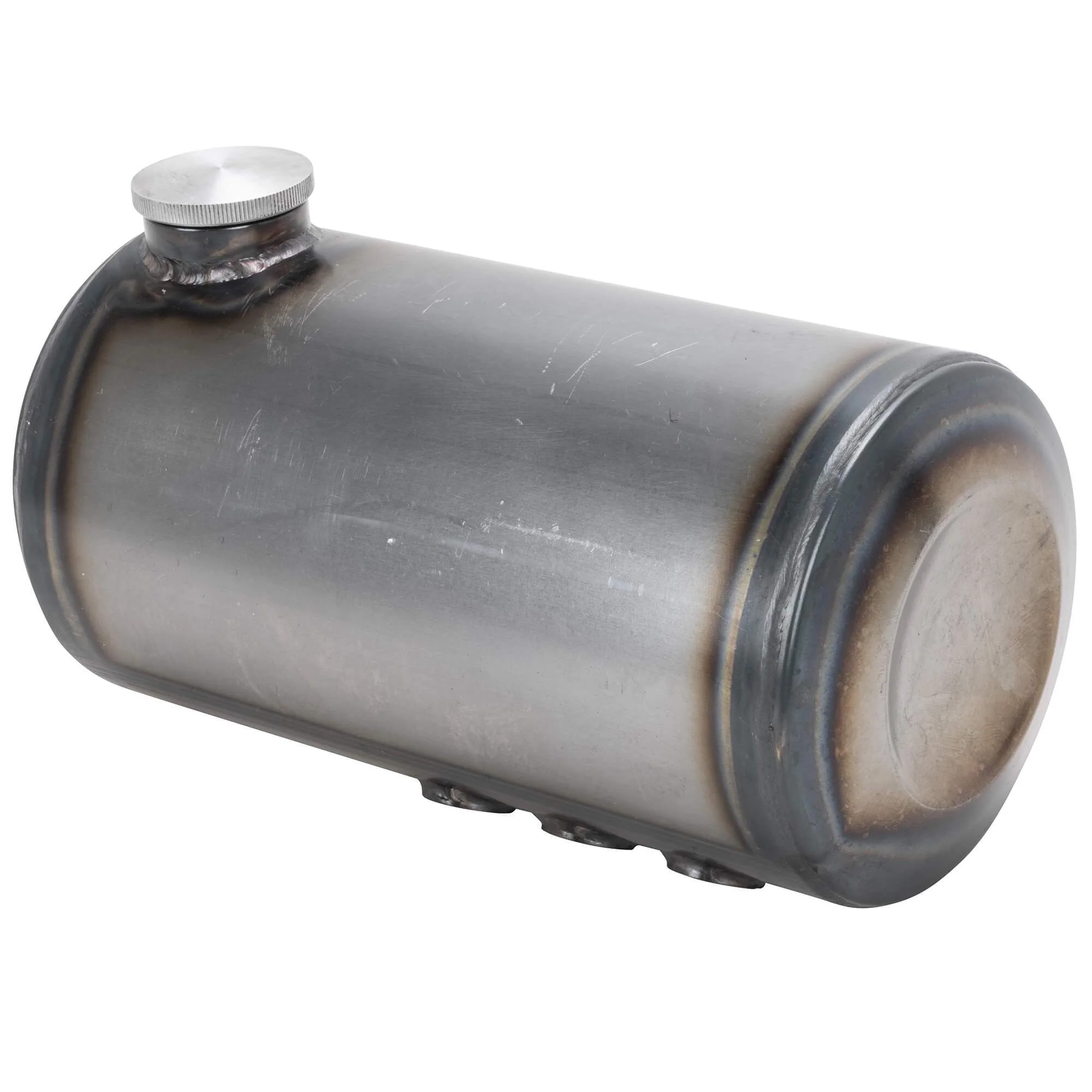 Dished Clamp-On Steel Motorcycle Oil Tank for Harley Sportster Hardtails - Image 5