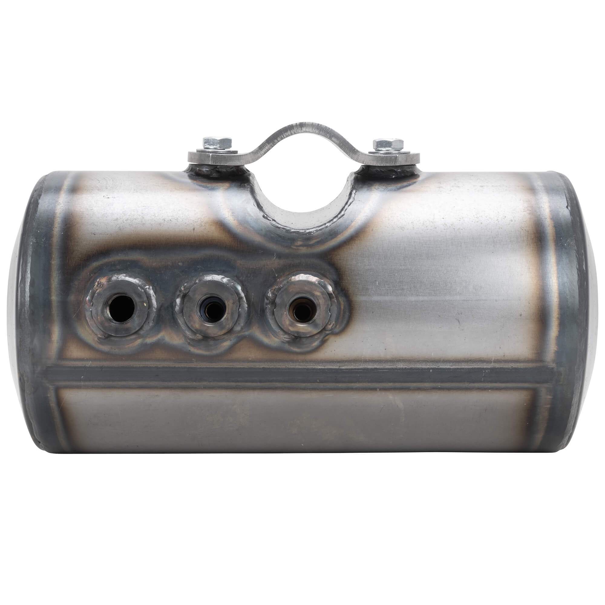 Dished Clamp-On Steel Motorcycle Oil Tank for Harley Sportster Hardtails - Image 7