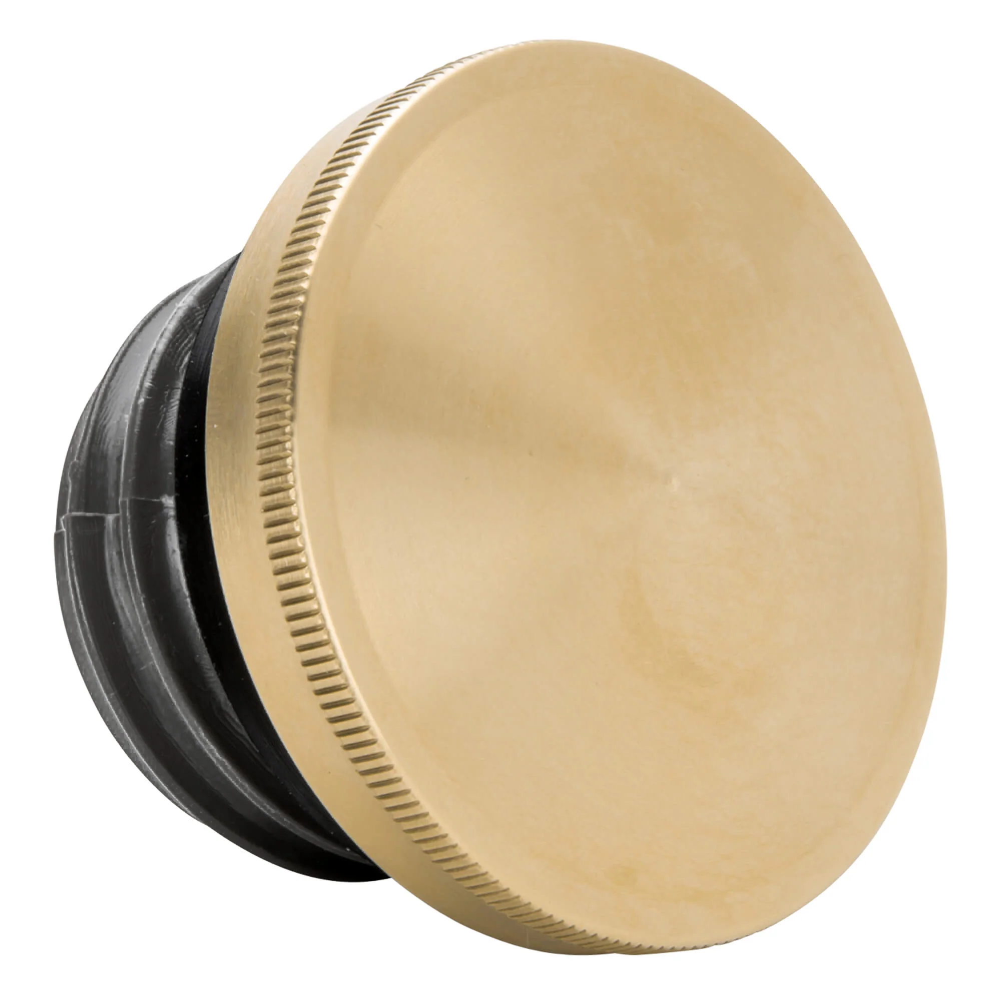 Domed Screw-In Gas Cap for Harley-Davidson 1982-1995 / Modern Triumph Bonneville T100 / T120, Scrambler, Thruxton - Brass