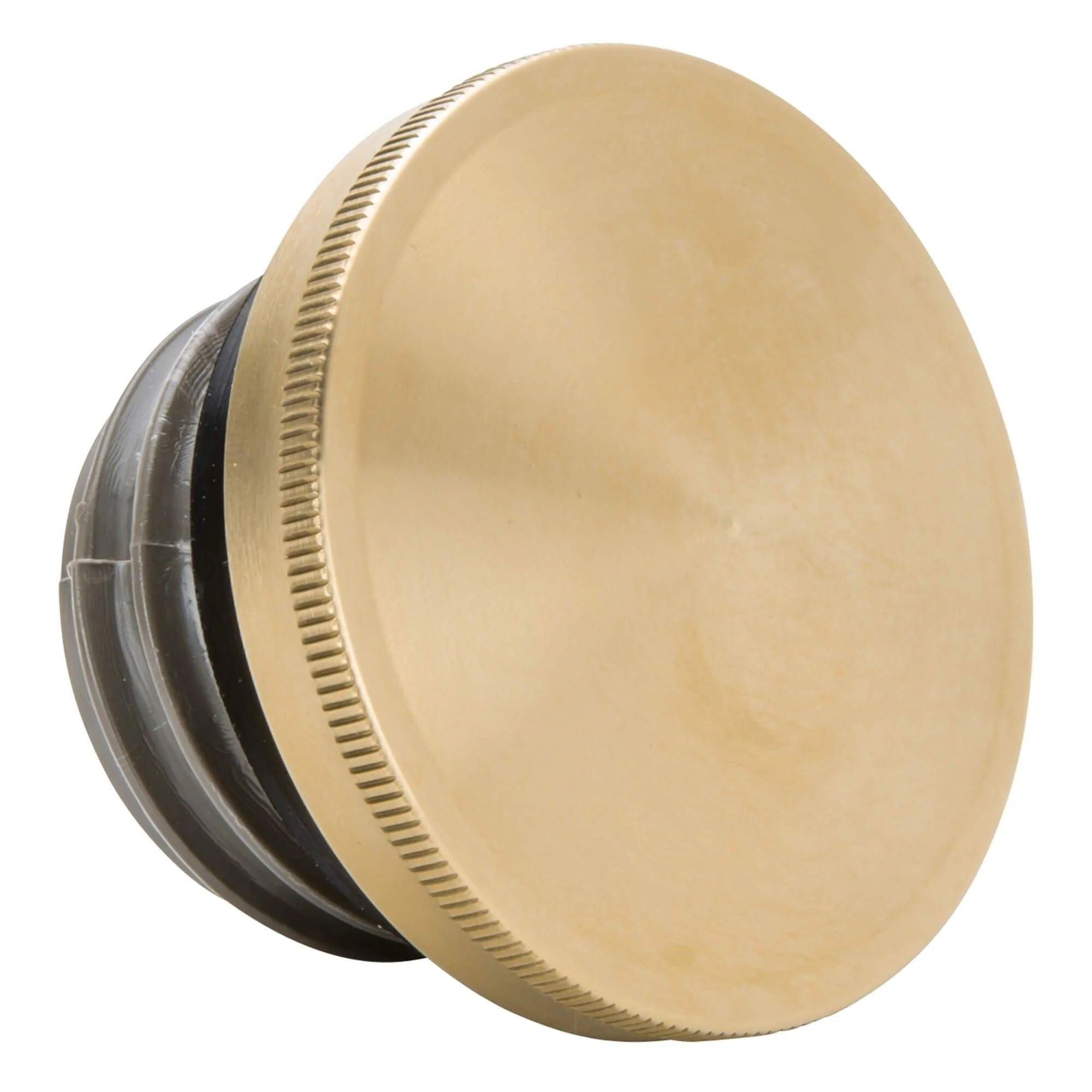 Domed Screw-In Gas Cap for Harley-Davidson 1996 & later - Brass - Image 2