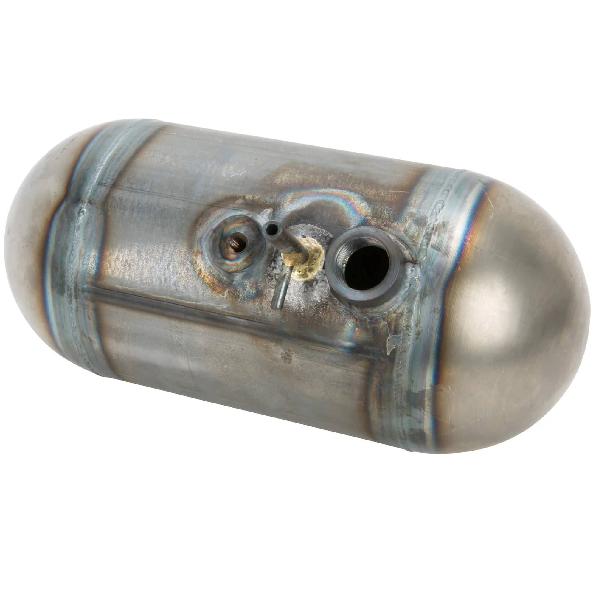Domed Steel Motorcycle Oil Tank for Triumph Choppers - Image 3